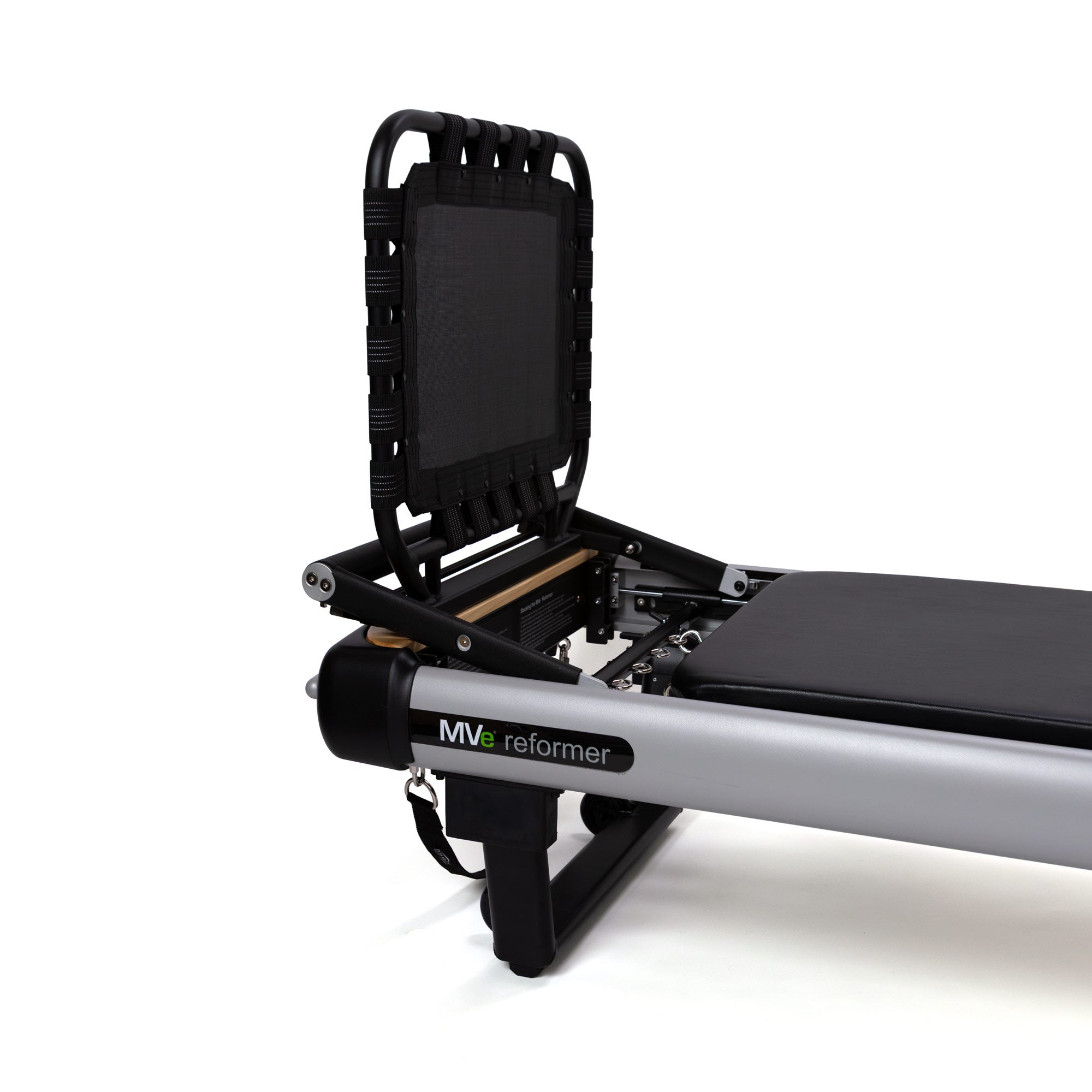 MVe Reformer with Rebounder Jump Board, side view