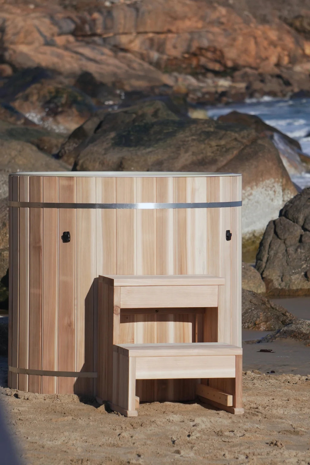 Cold Therapy Barrel: Cedar Exterior & PVC Liner (TUB ONLY)