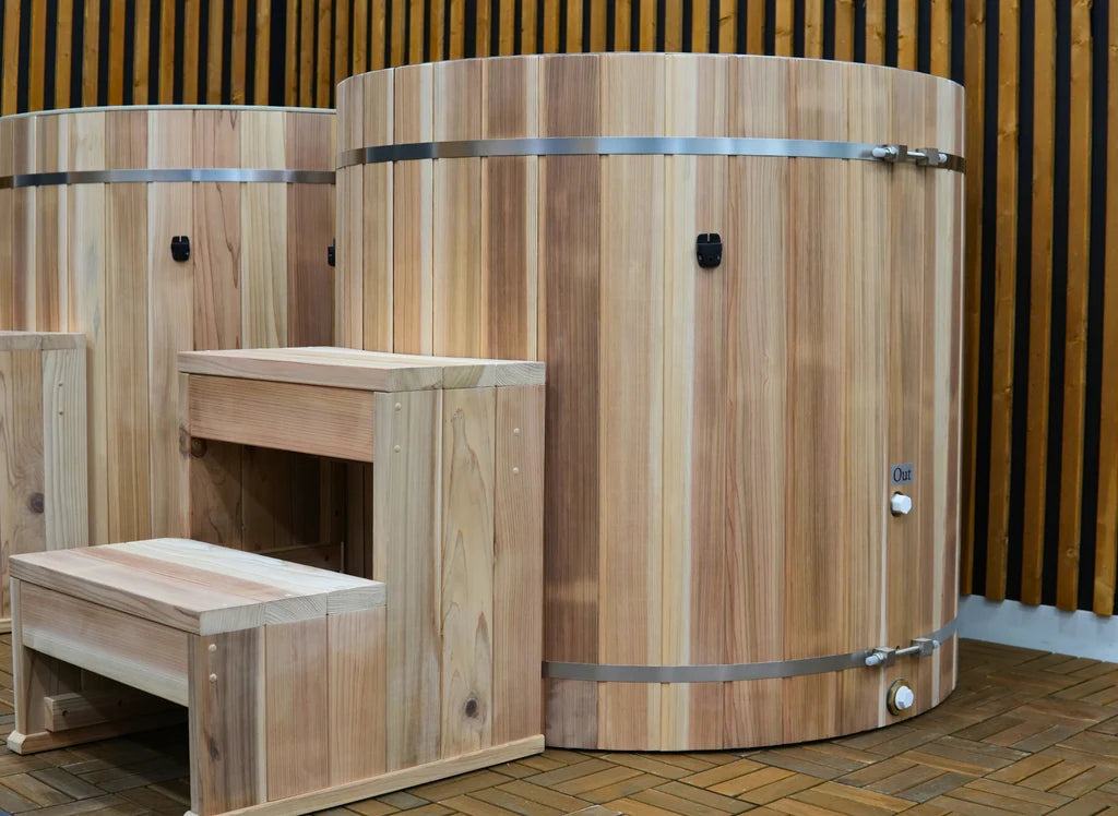 Cold Therapy Barrel: Cedar Exterior & PVC Liner (TUB ONLY)