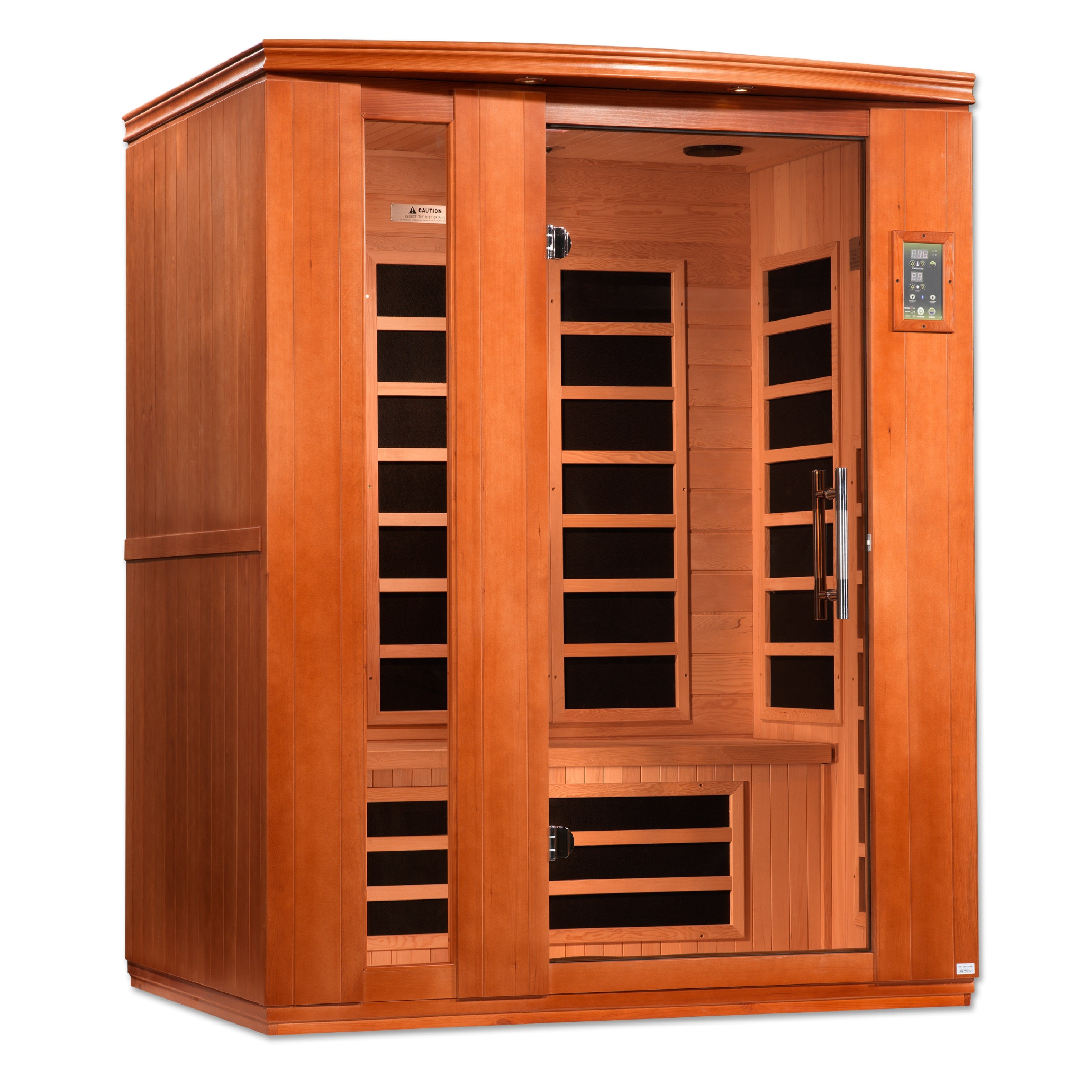Dynamic Lugano 3-person Low EMF (Between 5-10MG) FAR Infrared Sauna