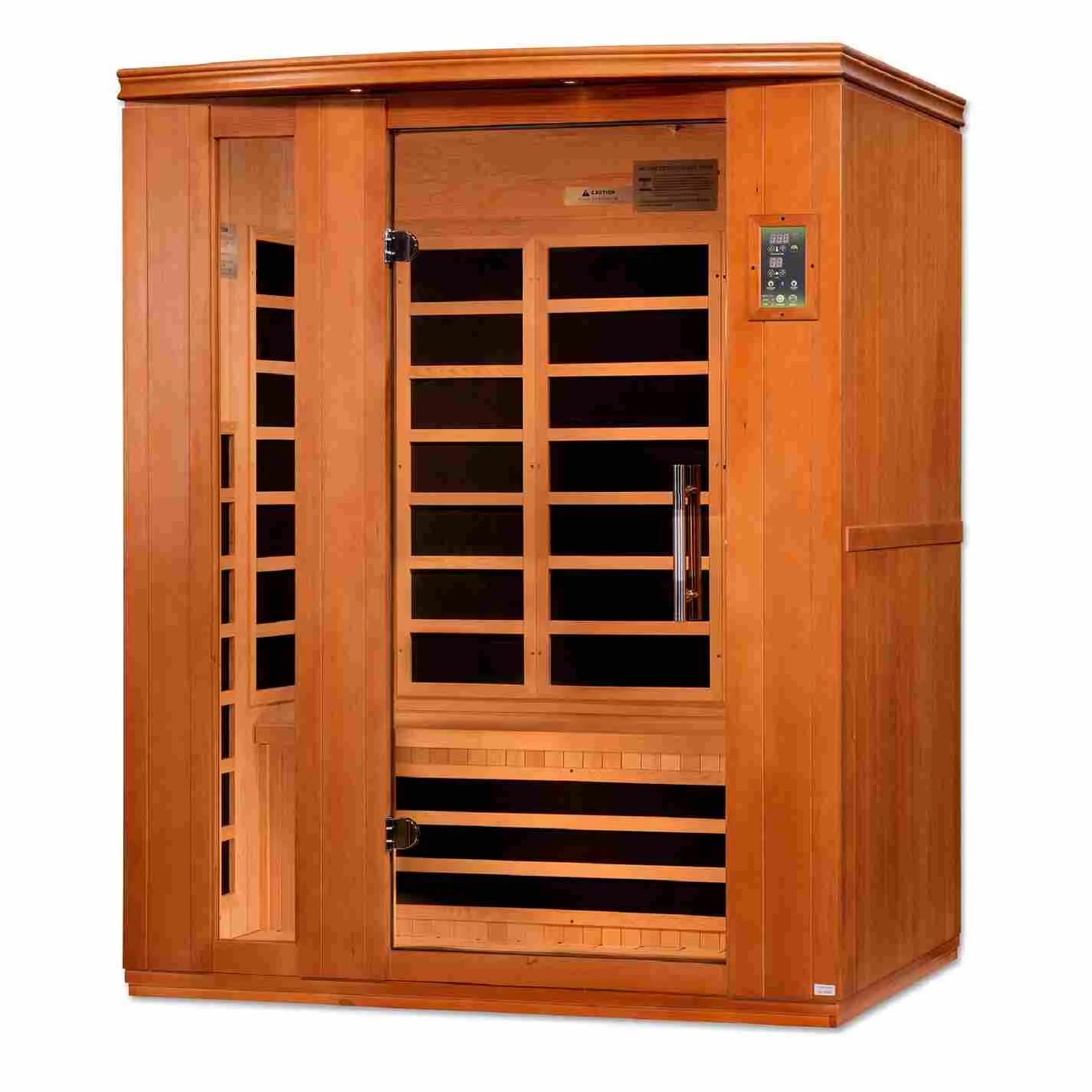 Dynamic Lugano 3-person Low EMF (Between 5-10MG) FAR Infrared Sauna