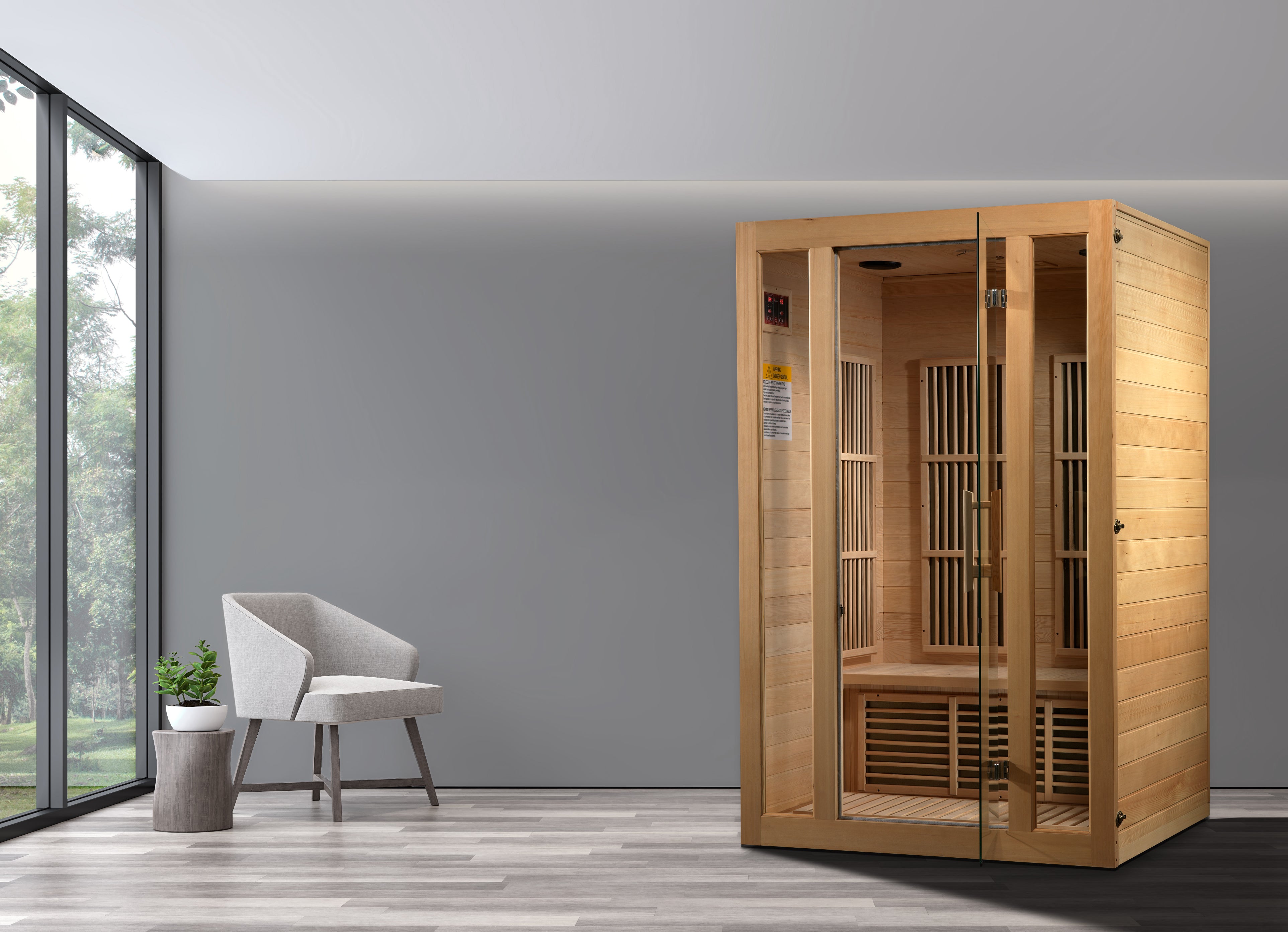 Maxxus Seattle 2-Person Low EMF (Between 5-10 MG) FAR Infrared Sauna
