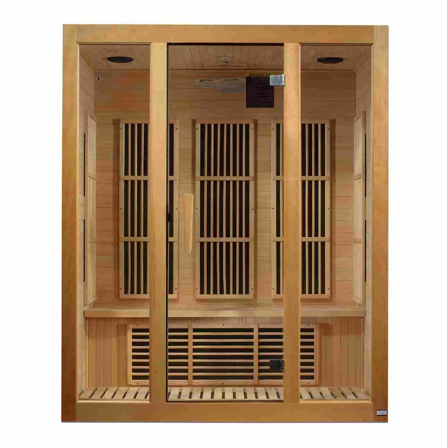 Maxxus Bellevue 3-Person Low EMF (Between 5-10 MG) FAR Infrared Sauna