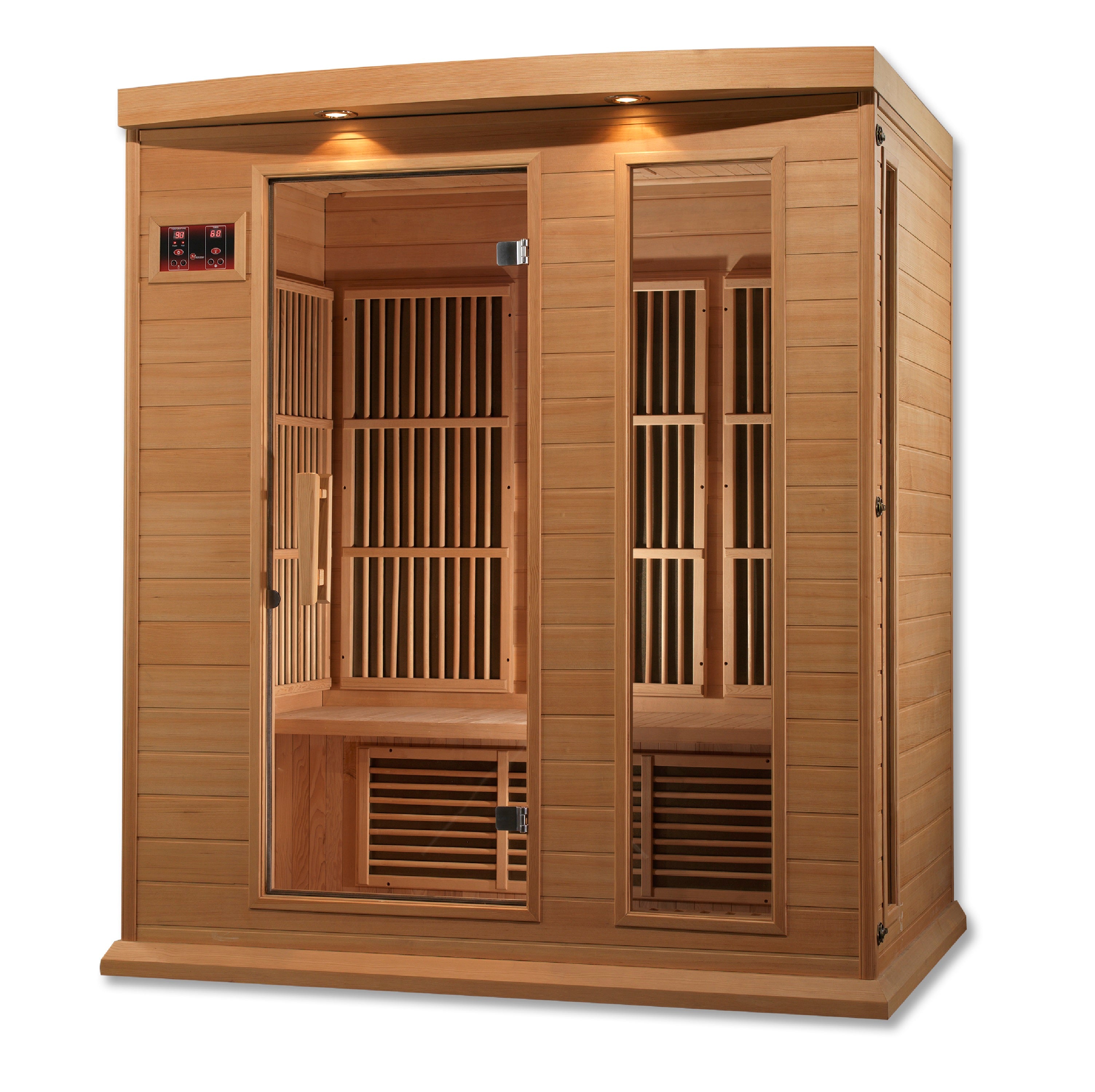 Maxxus 3-Person Low EMF (Between 5-10 MG) FAR Infrared Sauna