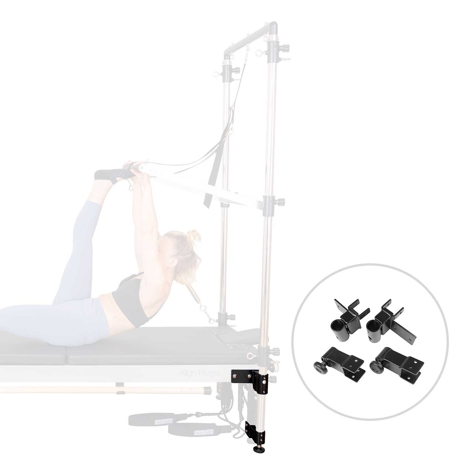 Align-Pilates Half Cadillac Bracket for C8 and C2 Pro reformers - view 2