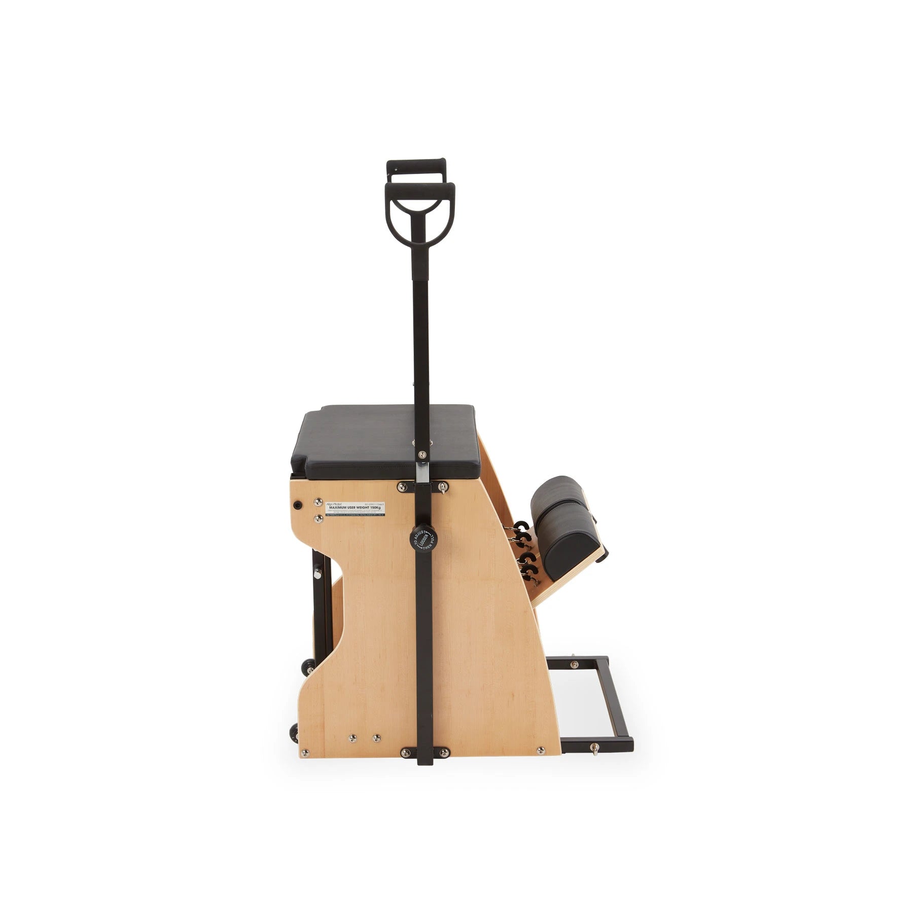 adjustable-features-of-the-align-pilates-combo-chair-III,-ensuring-comfort-and-flexibility-during-each-workout-session.