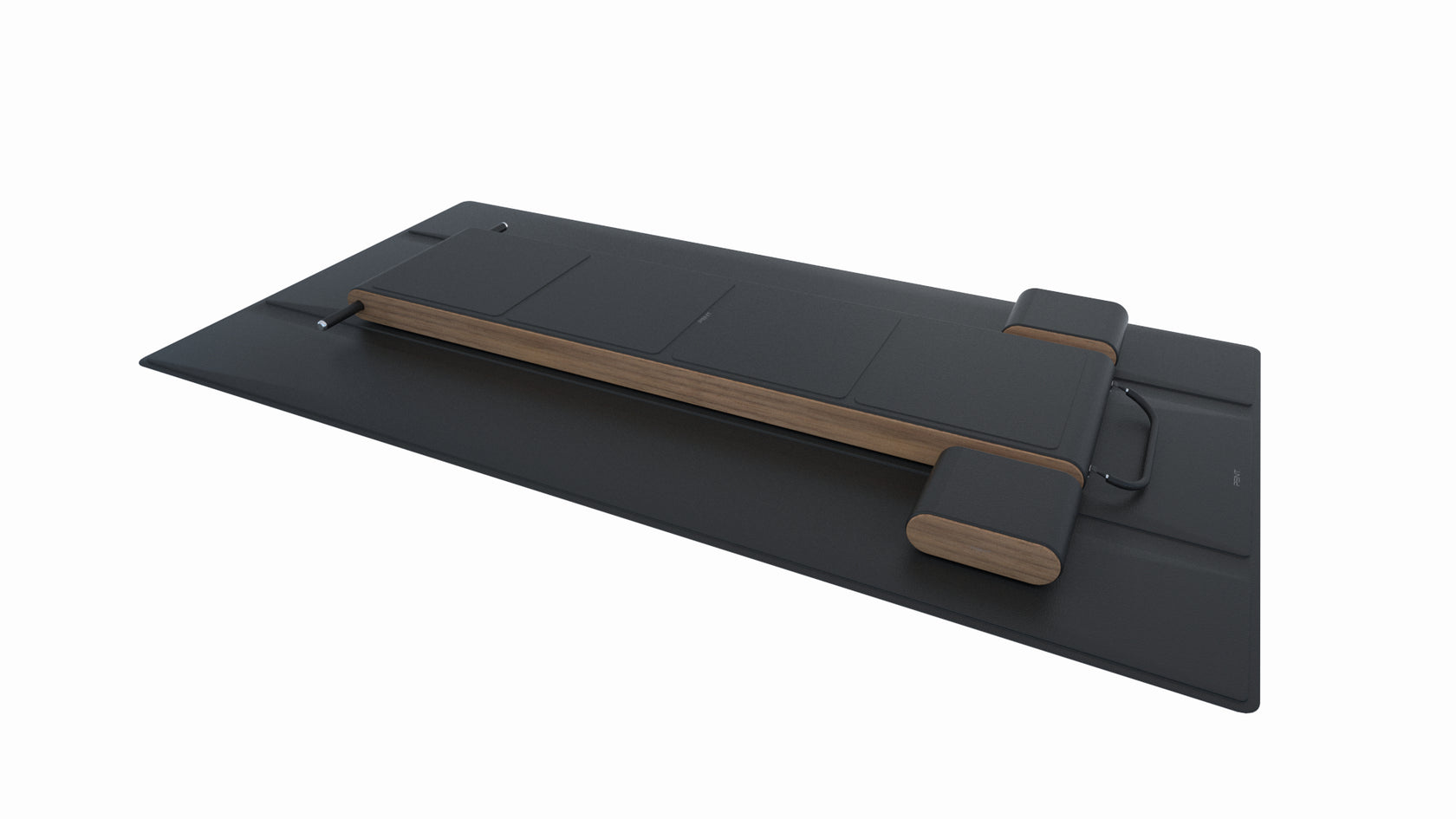 Rolled-up PENT Workout Mat showing material texture and stitching
