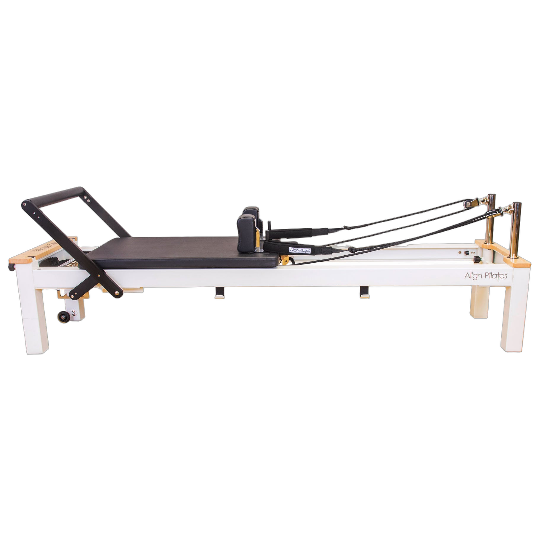 Fit woman using the Align Pilates C8 S Reformer for a workout