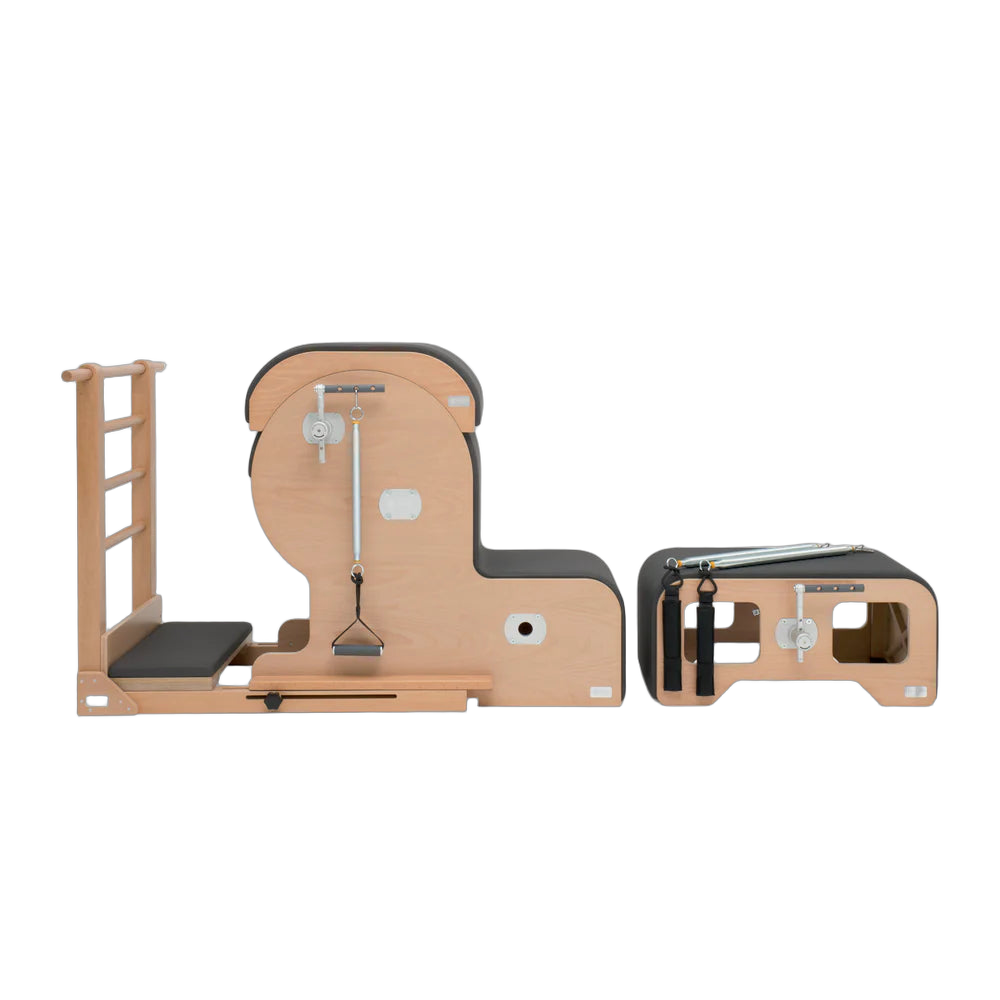 BASI Systems Arm Chair Barrel Set with orthopedic cushioning, F2 System, and interchangeable accessories