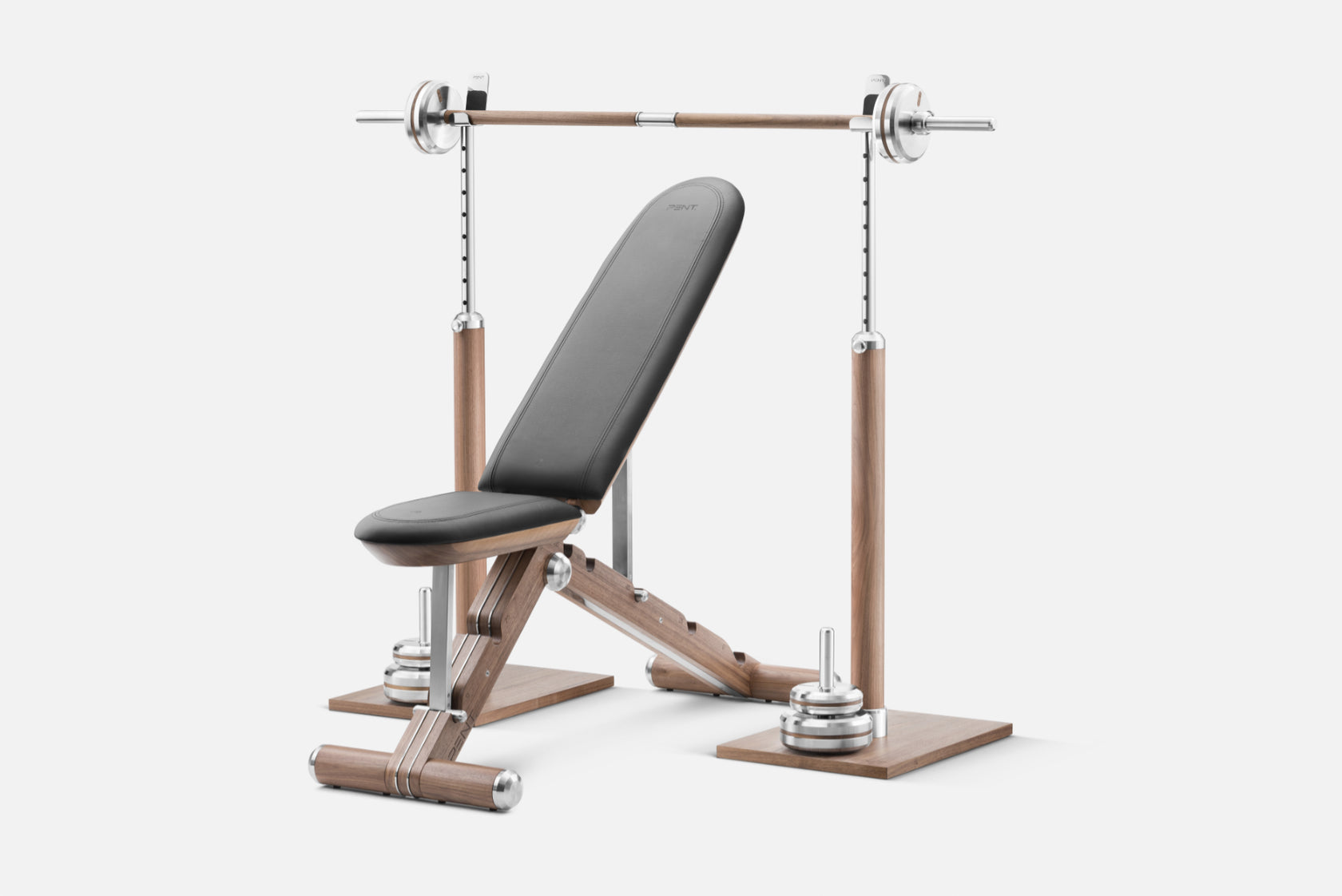 Professional gym press rack for weight training