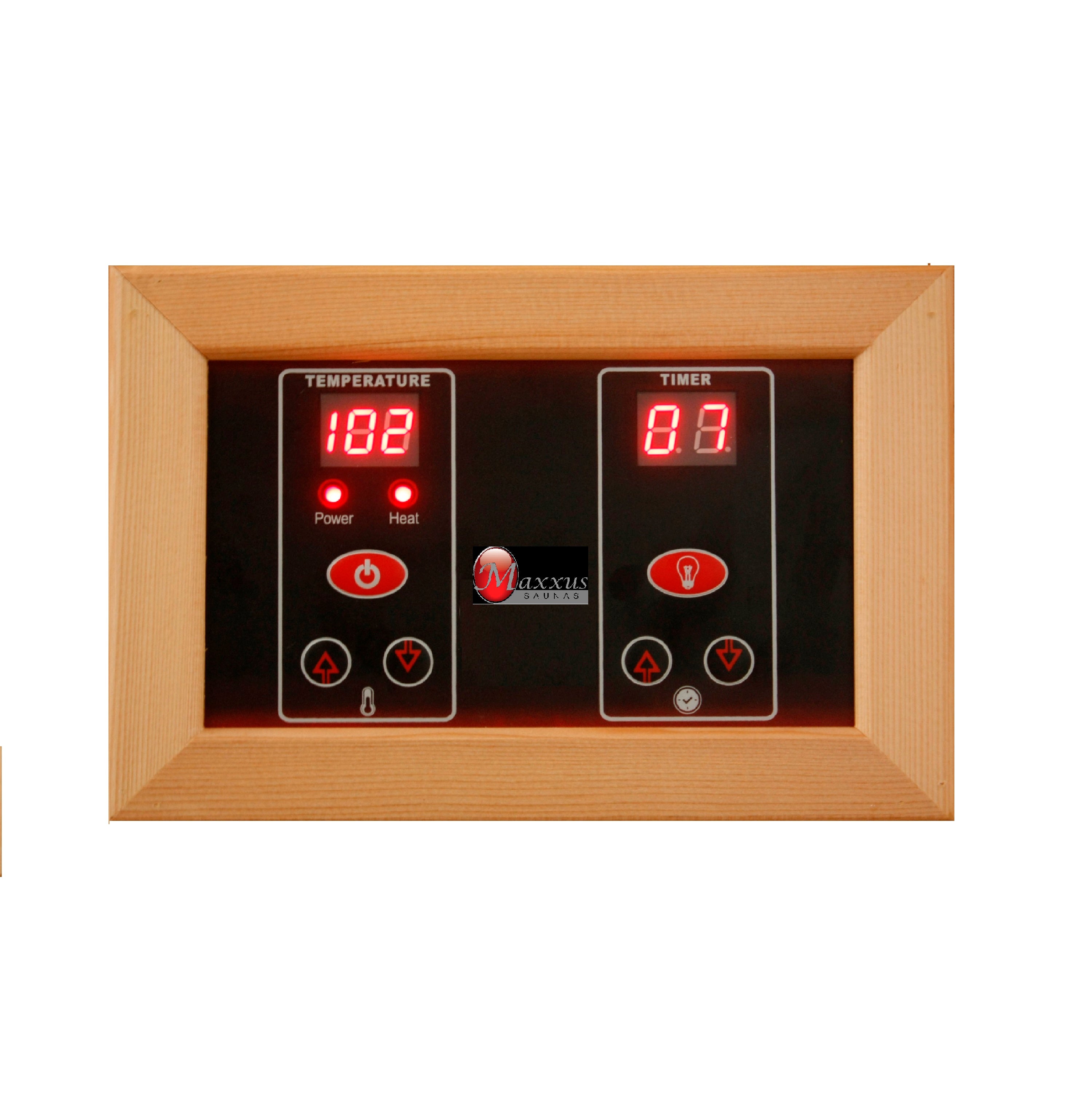 Maxxus 2-Person Low EMF (Between 5-10 MG) FAR Infrared Sauna