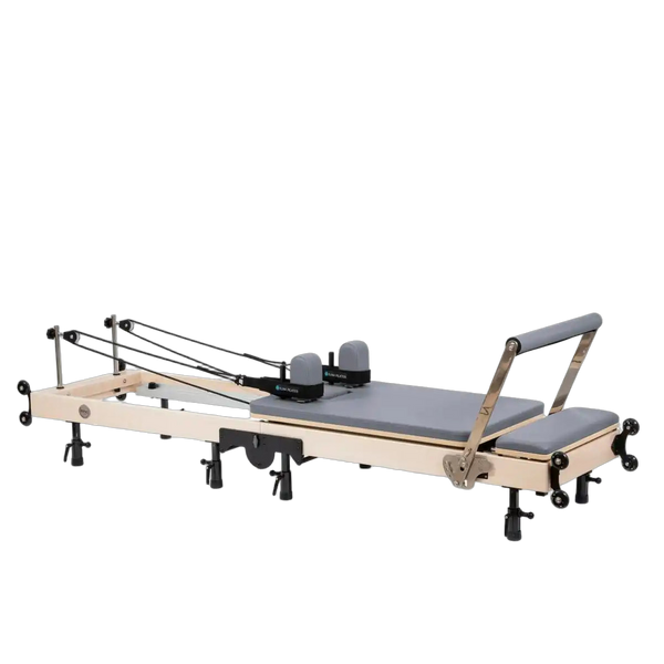 Foldable Pilates Reformer Machine: Maple Wood