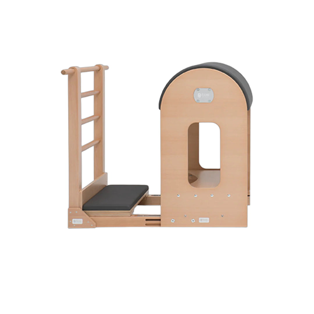 BASI Systems Ladder Barrel with orthopedic cushioning, smooth slides, and F2 System support