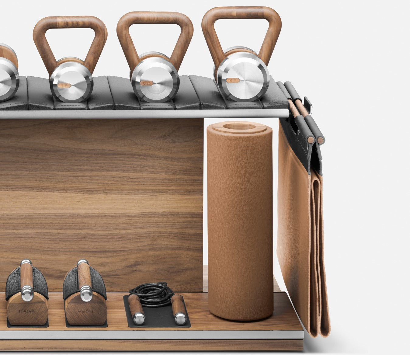 Stylish and premium PENT. ANA™ COMBO set with gym balls, kettlebells, and exercise gear.