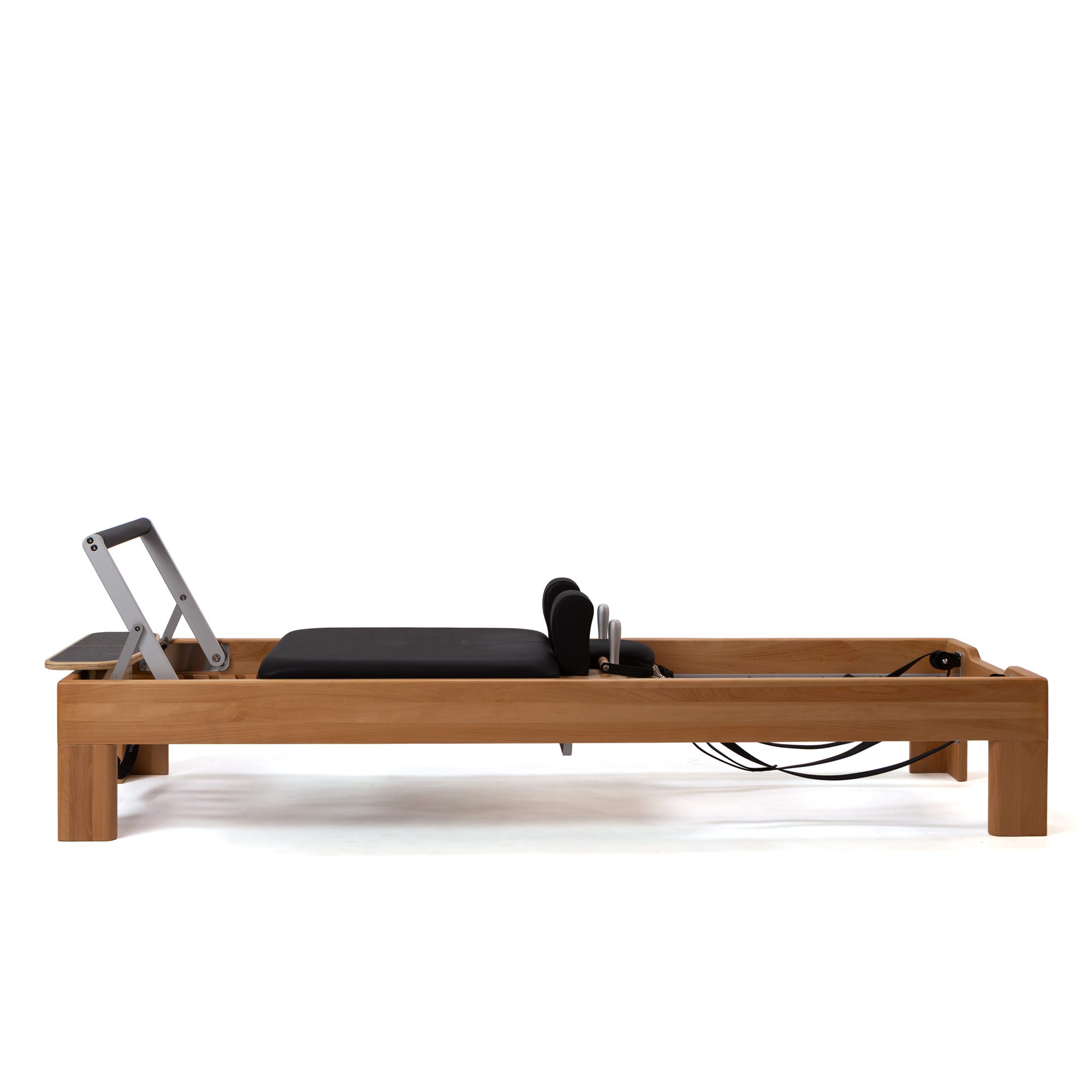 Artistry Reformer, beech finish, vegan straps, detail