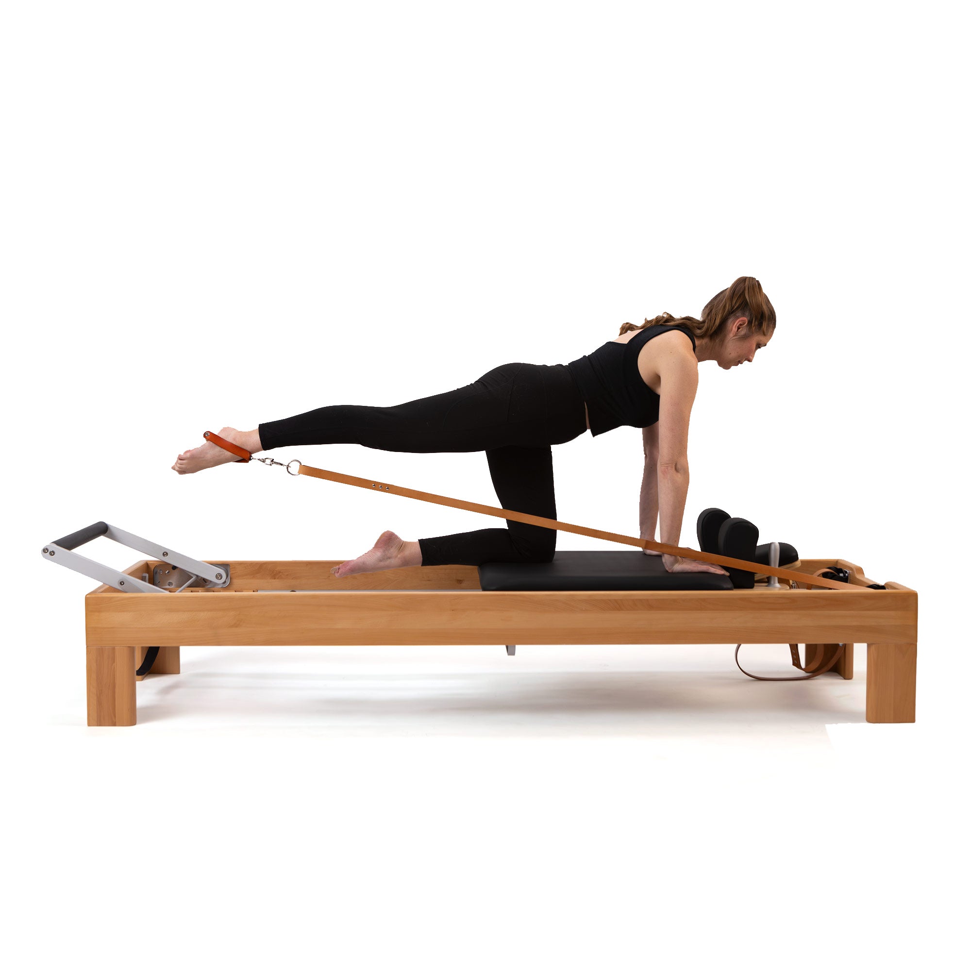 Artistry Reformer, beech finish, leather straps