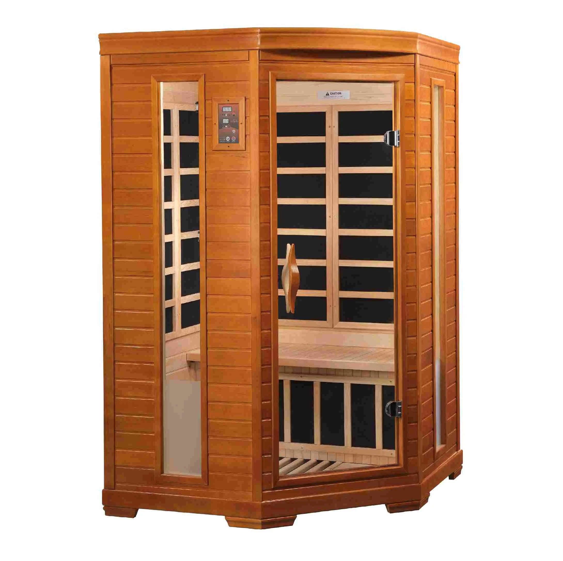 Dynamic Heming 2-person Corner Low EMF (Between 5-10MG) FAR Infrared Sauna - view 5