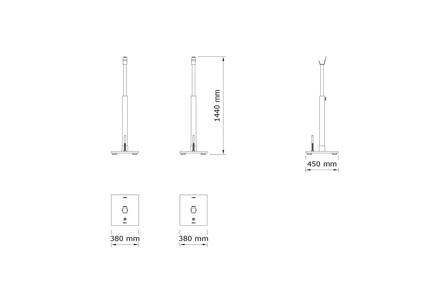 PENT. BYSTRA™ Press Rack For Gym Weight Bench