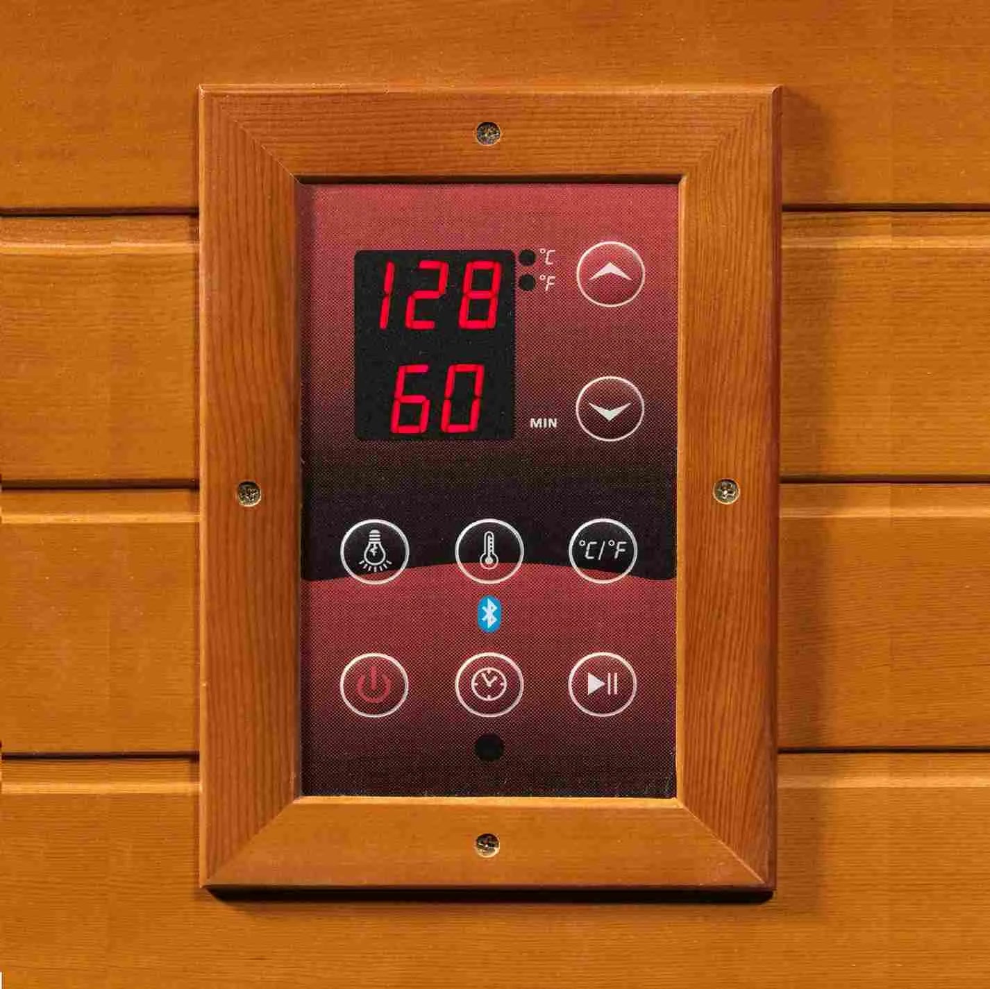 Dynamic Lugano 3-person Low EMF (Between 5-10MG) FAR Infrared Sauna - view 3