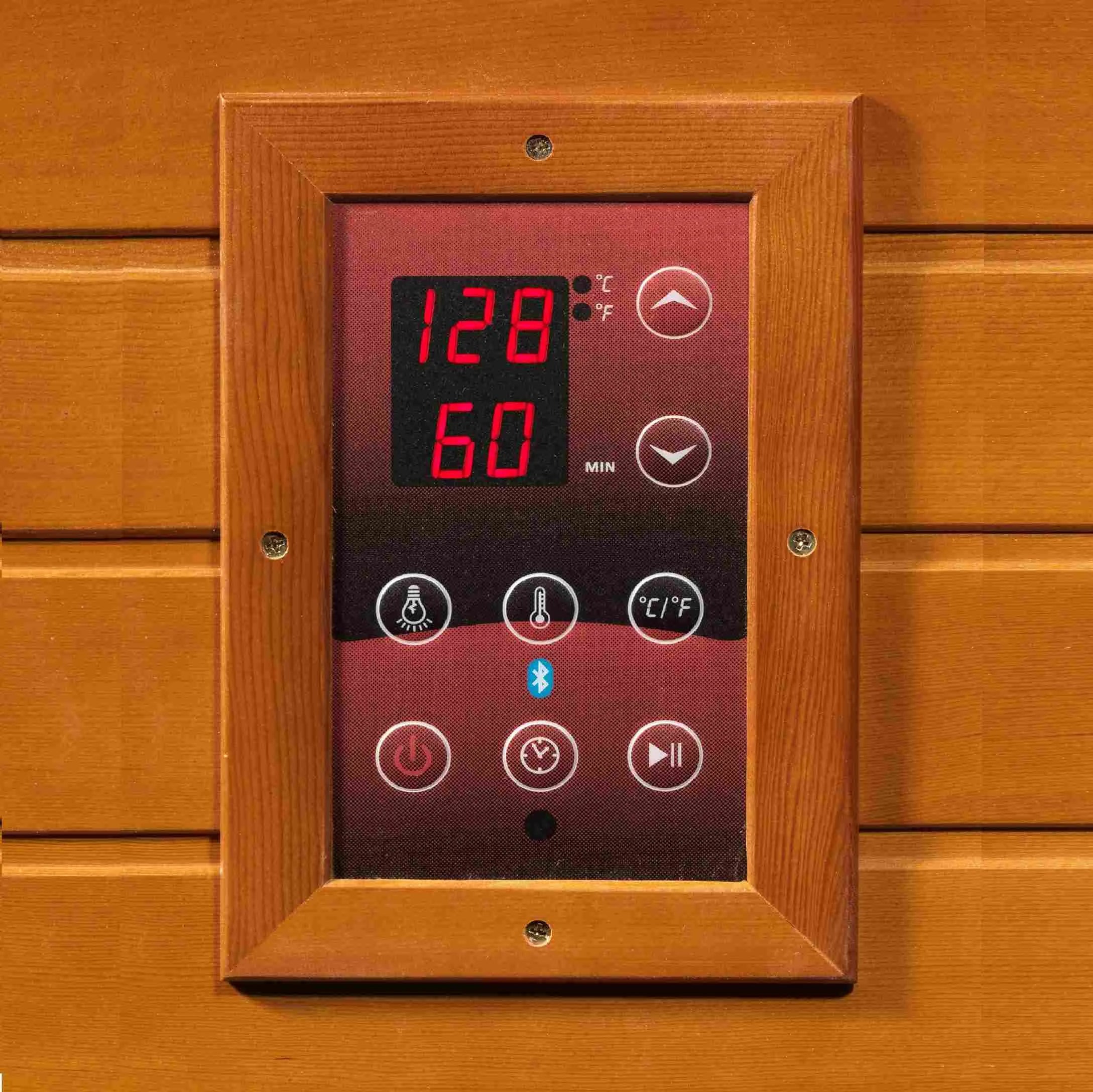 Dynamic Heming 2-person Corner Low EMF (Between 5-10MG) FAR Infrared Sauna - view 3