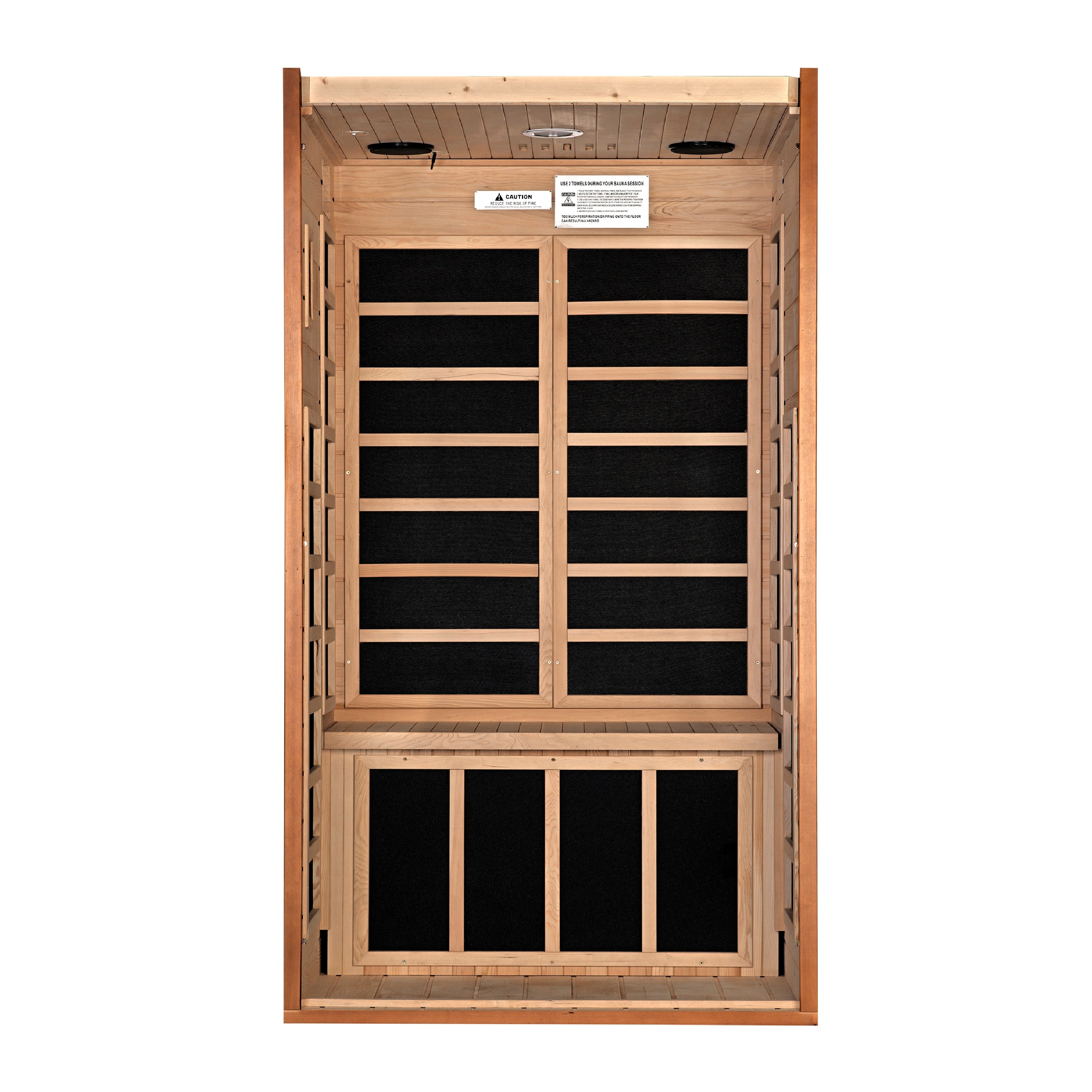 Dynamic Avila 1-2-person Low EMF (Between 5-10 MG) FAR Infrared Sauna