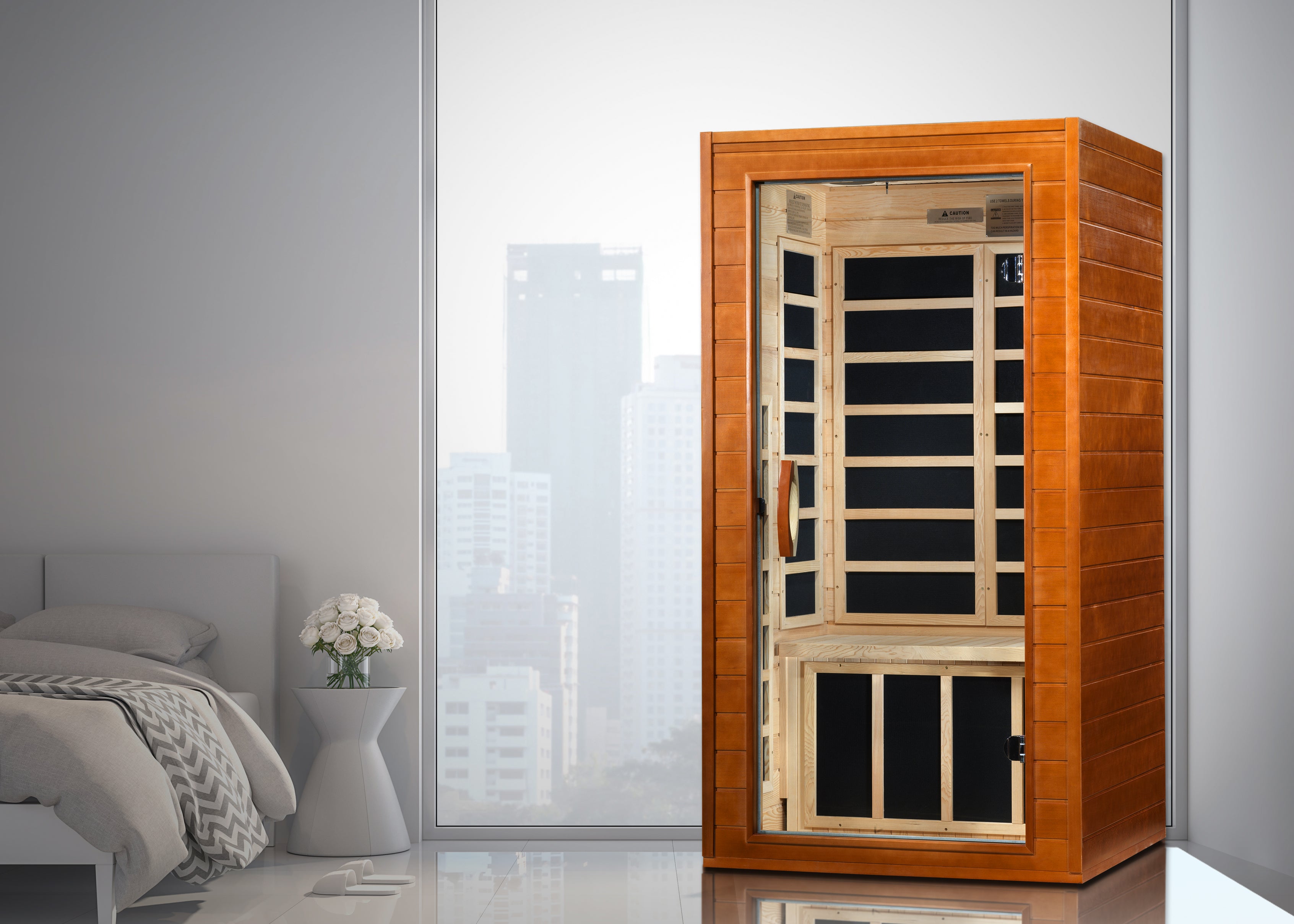 Dynamic Avila 1-2-person Low EMF (Between 5-10 MG) FAR Infrared Sauna