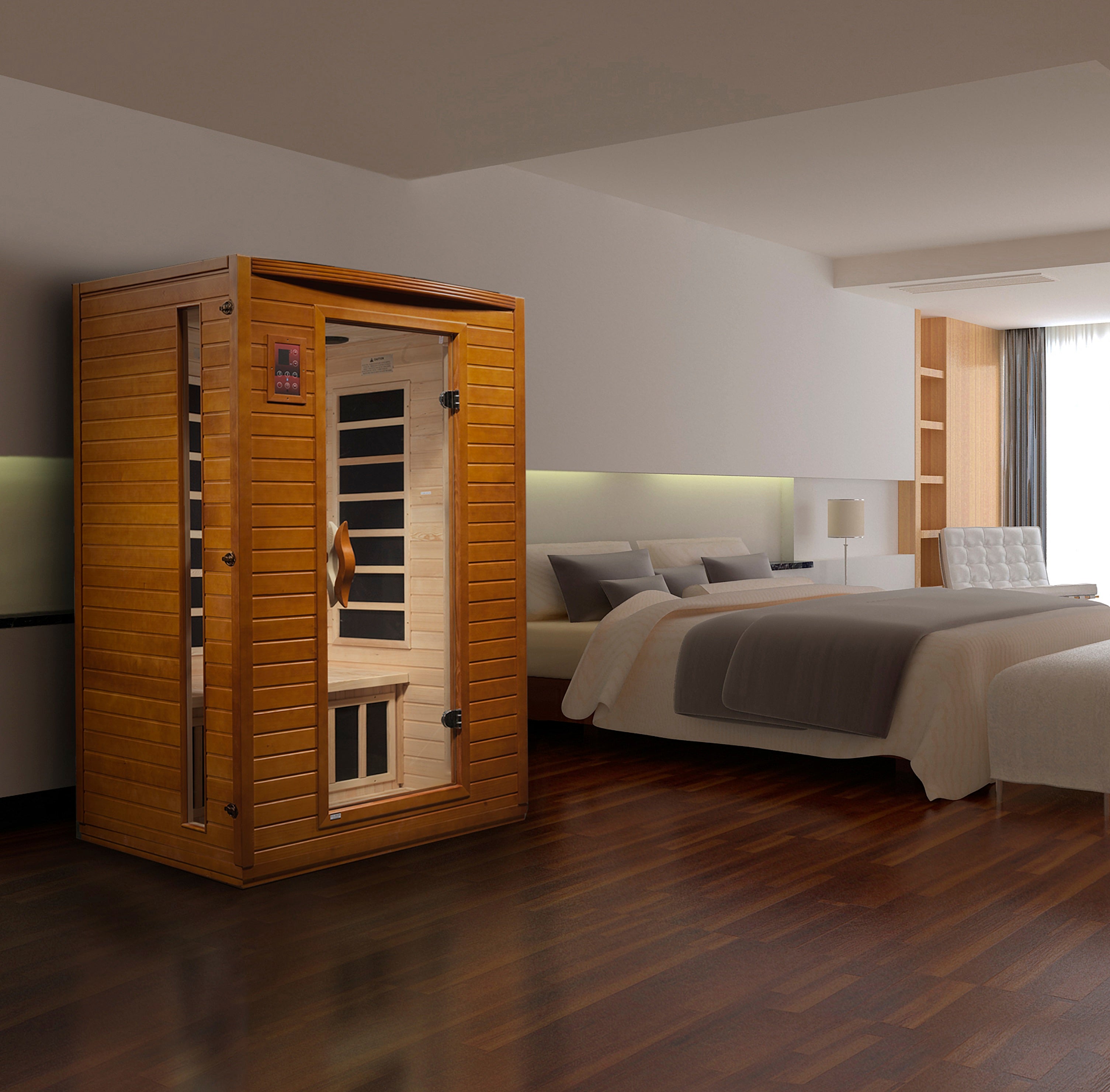 Dynamic Versailles 2-person Low EMF (Between 5-10 MG) FAR Infrared Sauna