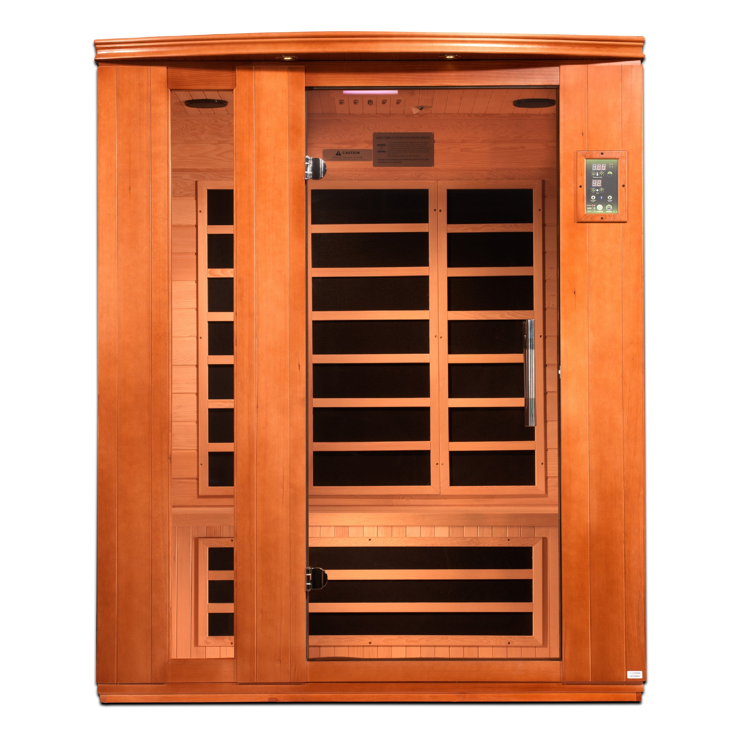Dynamic Lugano 3-person Low EMF (Between 5-10MG) FAR Infrared Sauna
