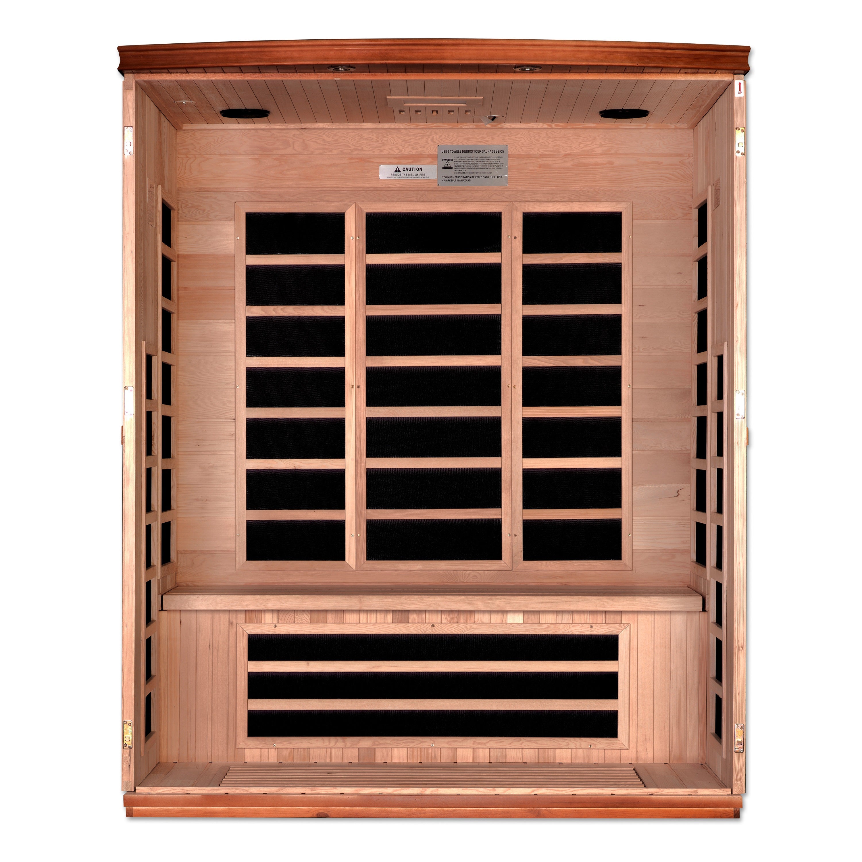 Dynamic Lugano 3-person Low EMF (Between 5-10MG) FAR Infrared Sauna
