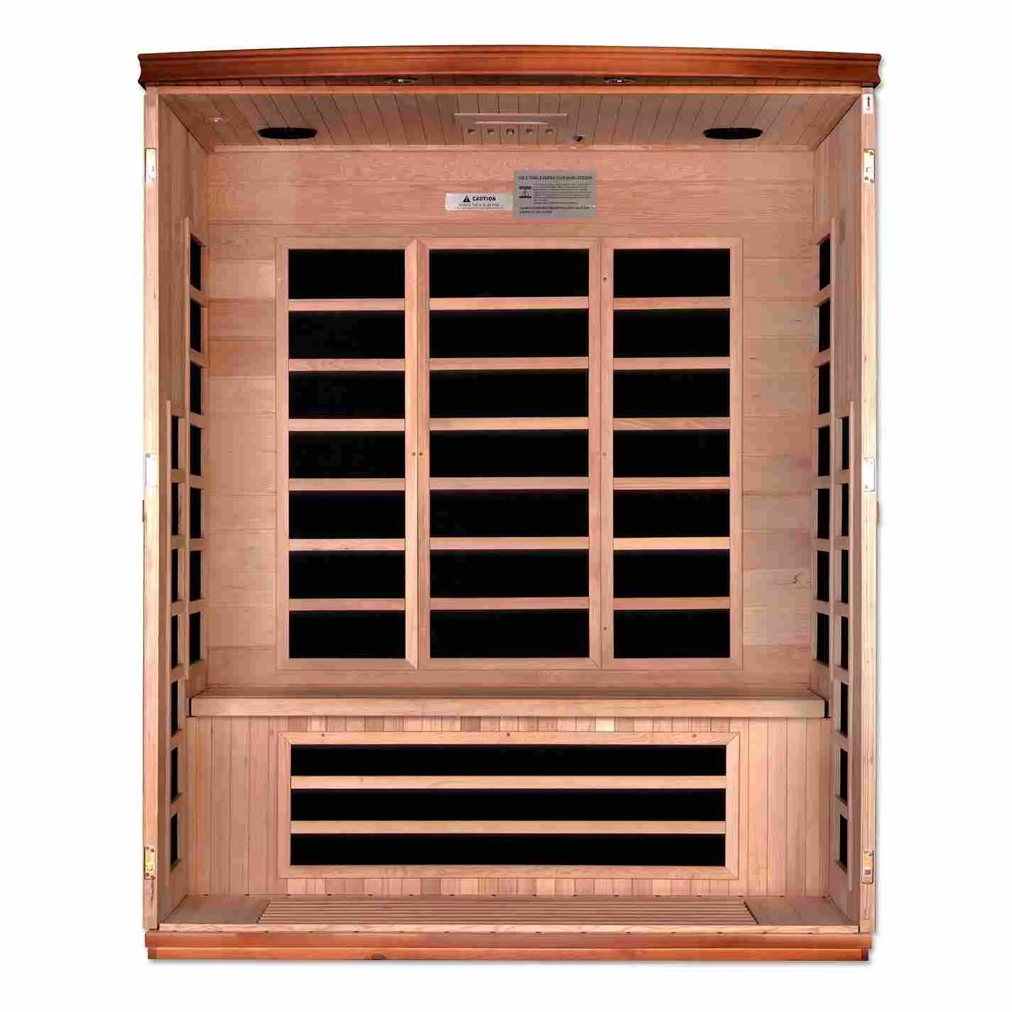 Dynamic Lugano 3-person Low EMF (Between 5-10MG) FAR Infrared Sauna - view 7
