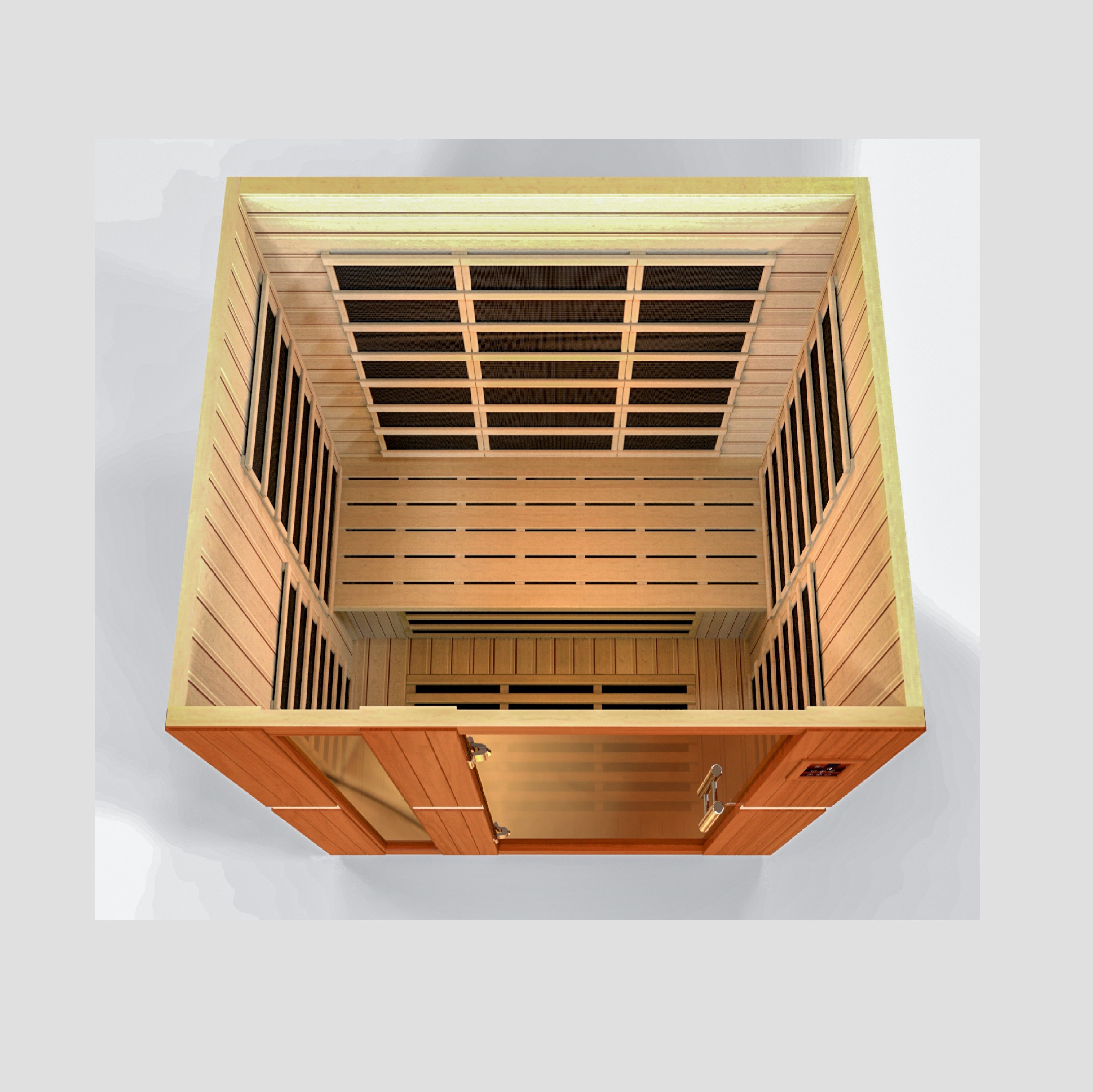 Dynamic Lugano 3-person Low EMF (Between 5-10MG) FAR Infrared Sauna