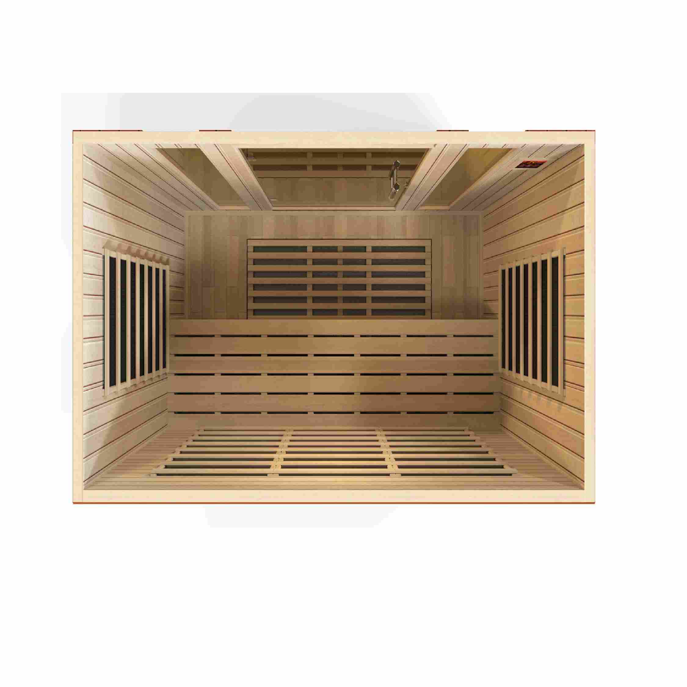 Dynamic Bergamo 4-person Low EMF (Between 5-10MG) FAR Infrared Sauna - view 9