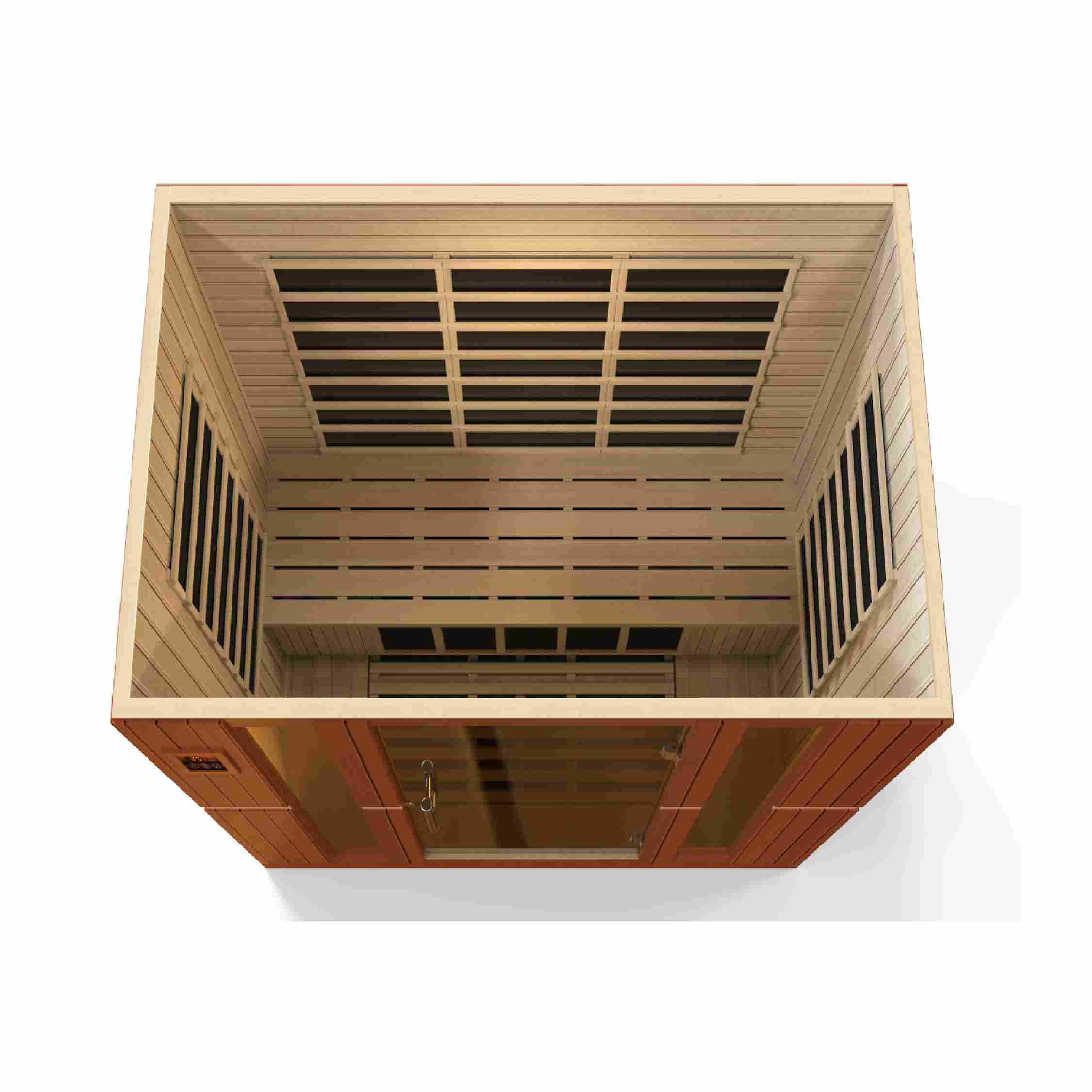 Dynamic Bergamo 4-person Low EMF (Between 5-10MG) FAR Infrared Sauna - view 11