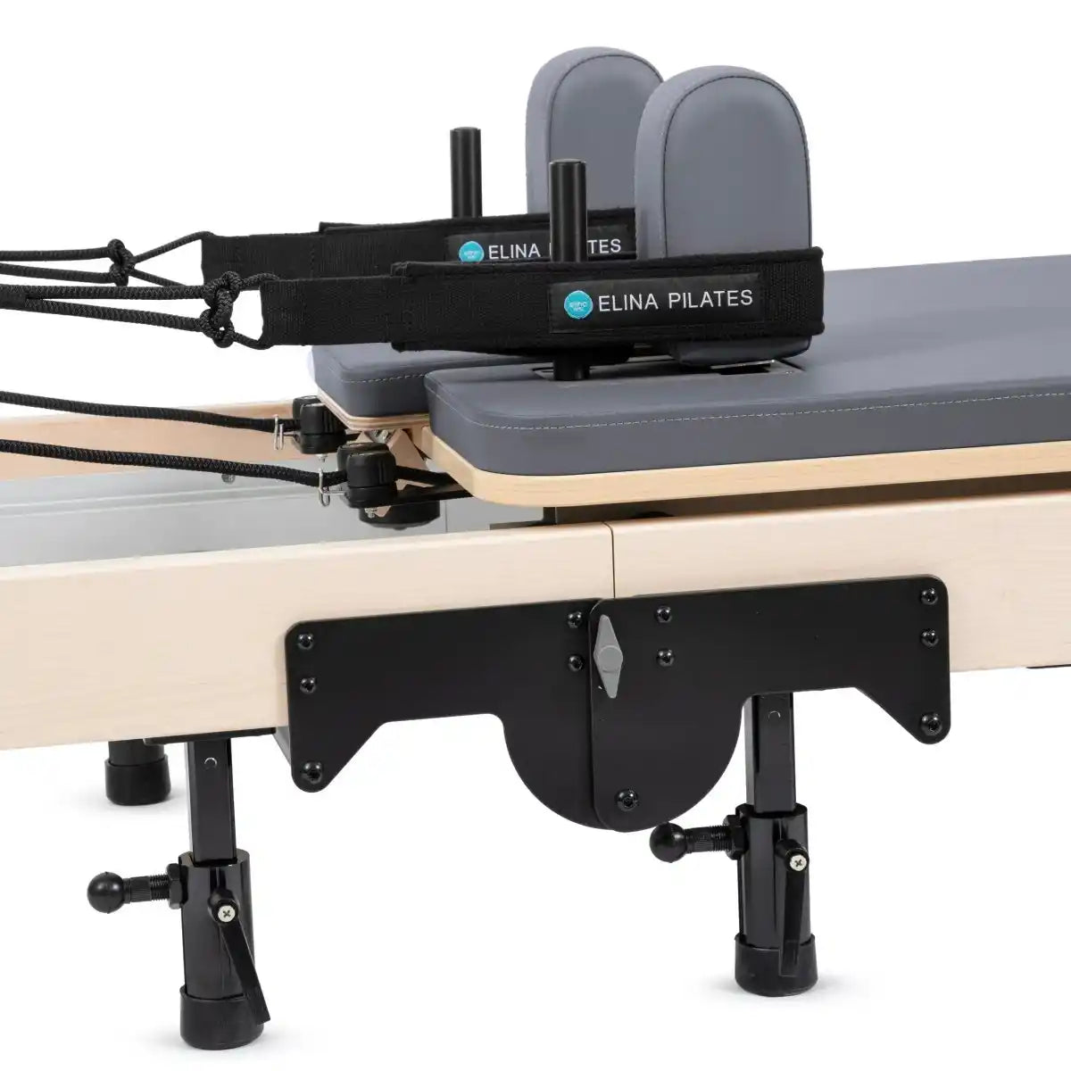 Foldable Pilates Reformer Machine: Maple Wood