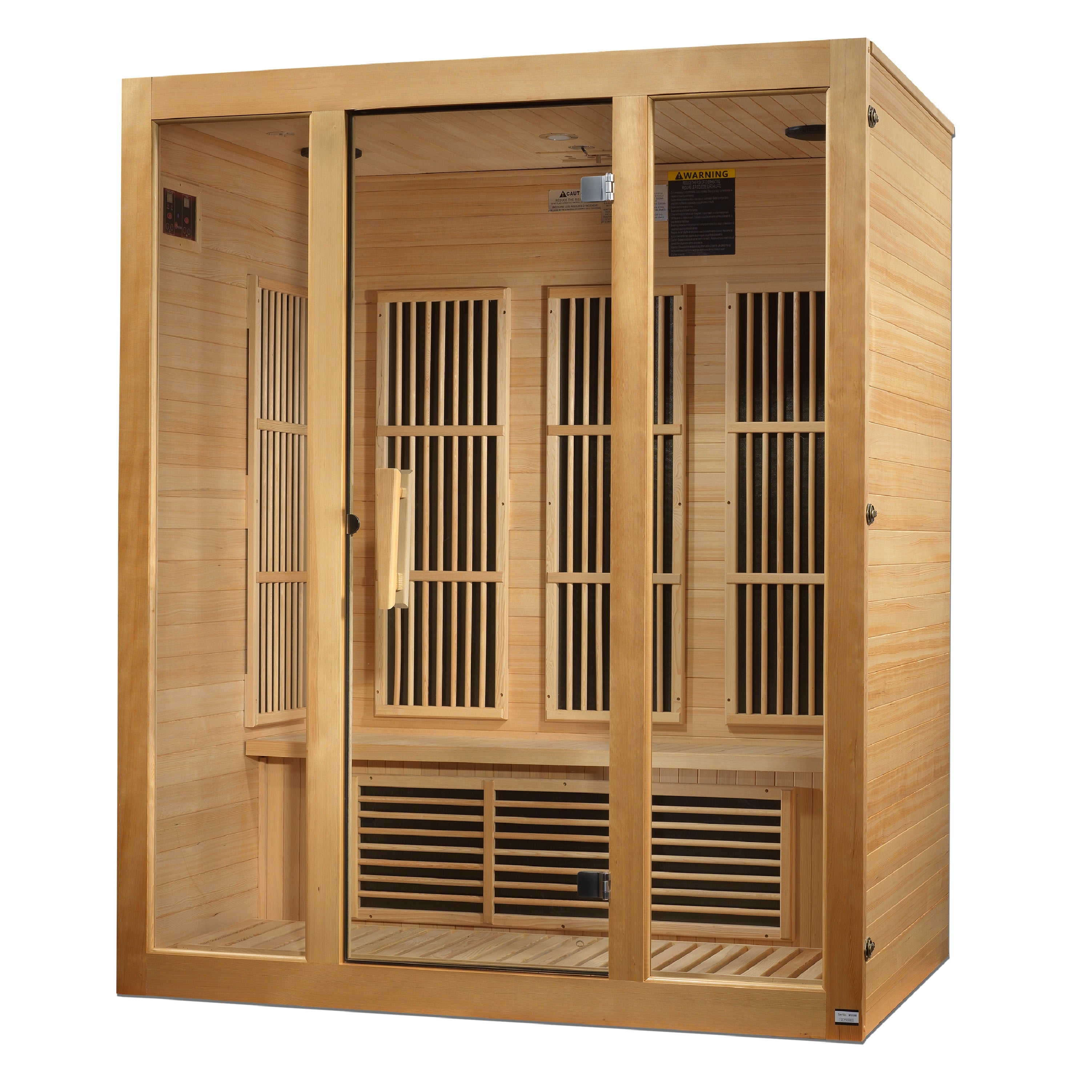 Maxxus Bellevue 3-Person Low EMF (Between 5-10 MG) FAR Infrared Sauna