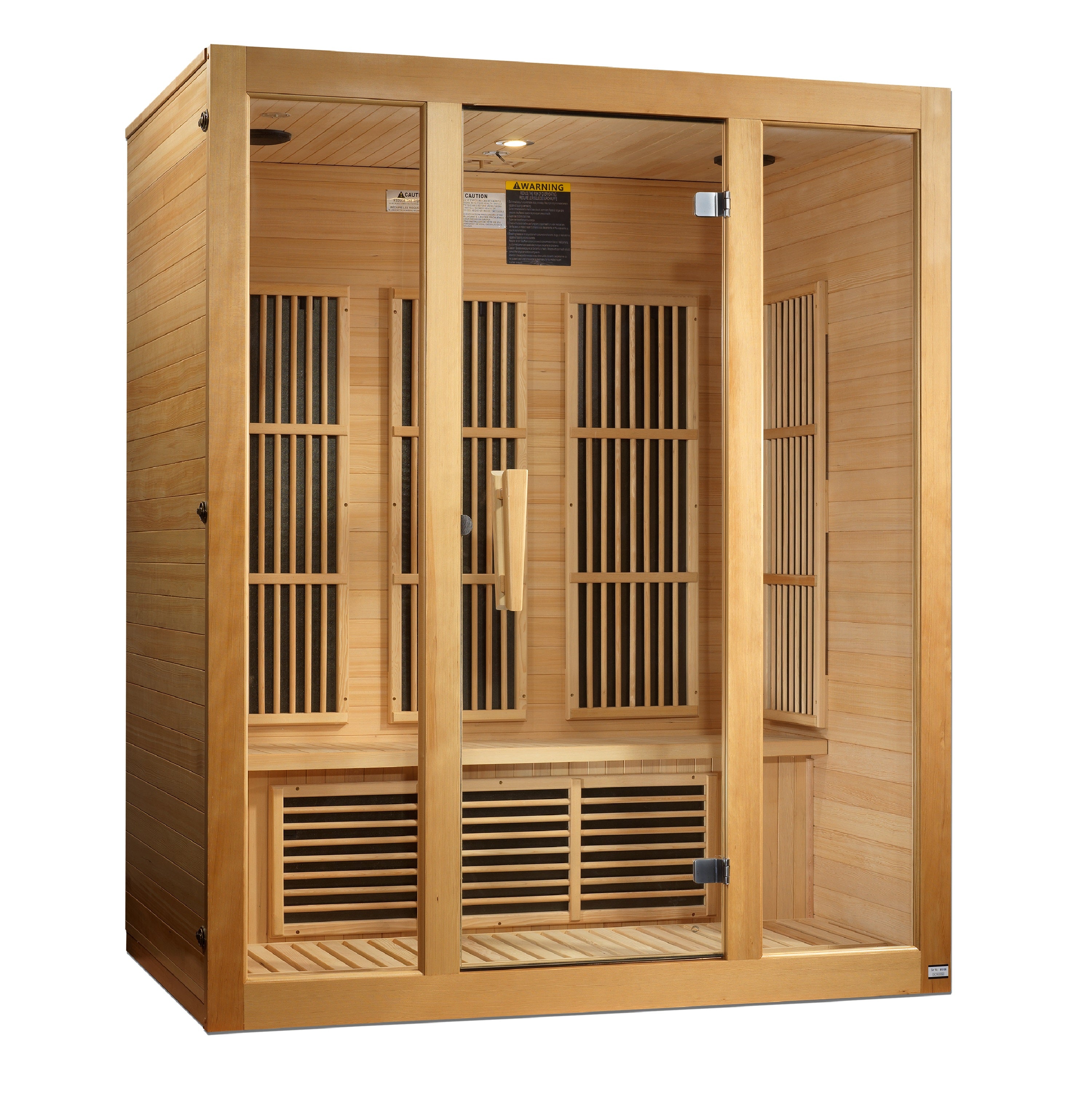 Maxxus Bellevue 3-Person Low EMF (Between 5-10 MG) FAR Infrared Sauna