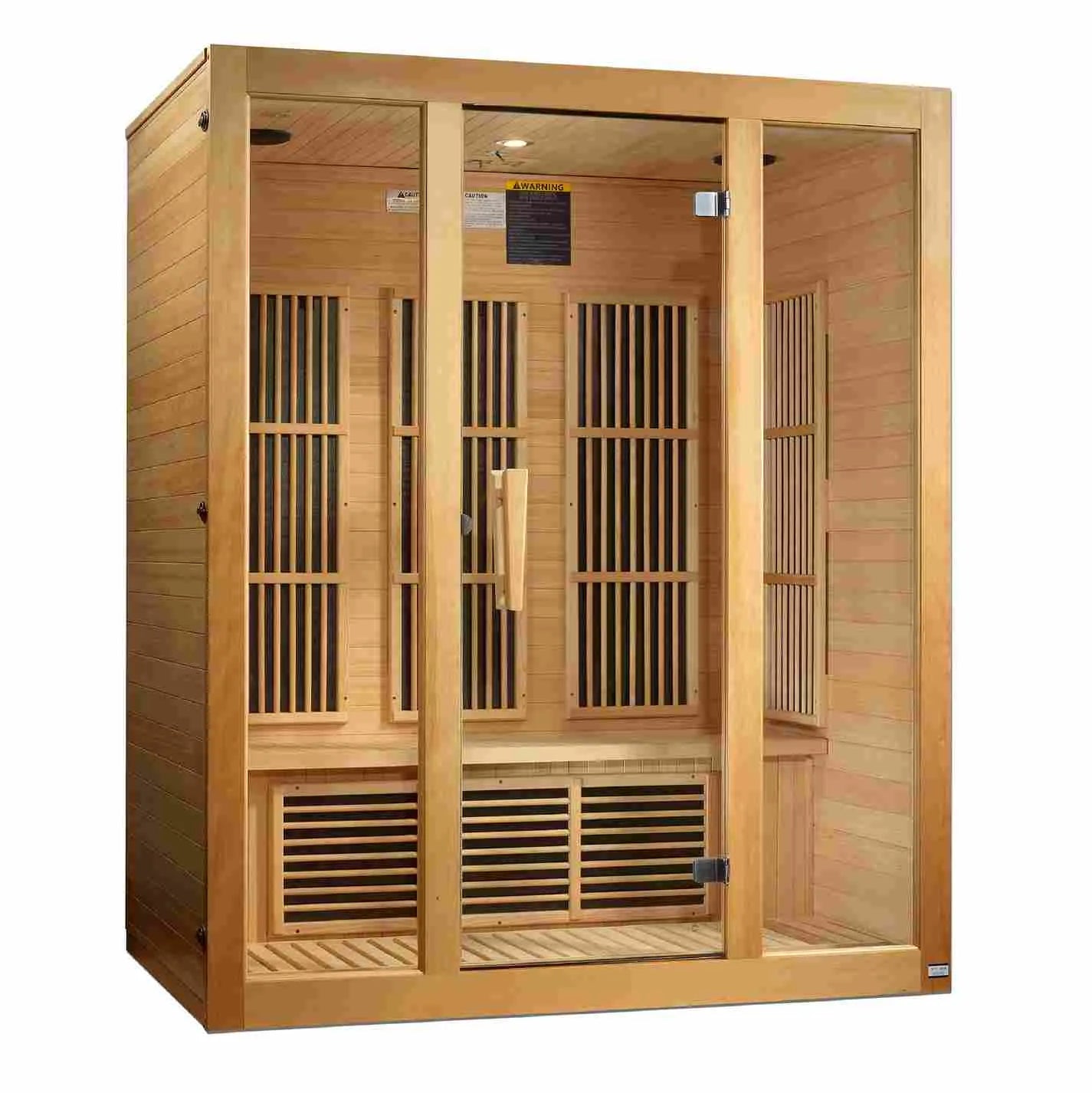 Maxxus Bellevue 3-Person Low EMF (Between 5-10 MG) FAR Infrared Sauna