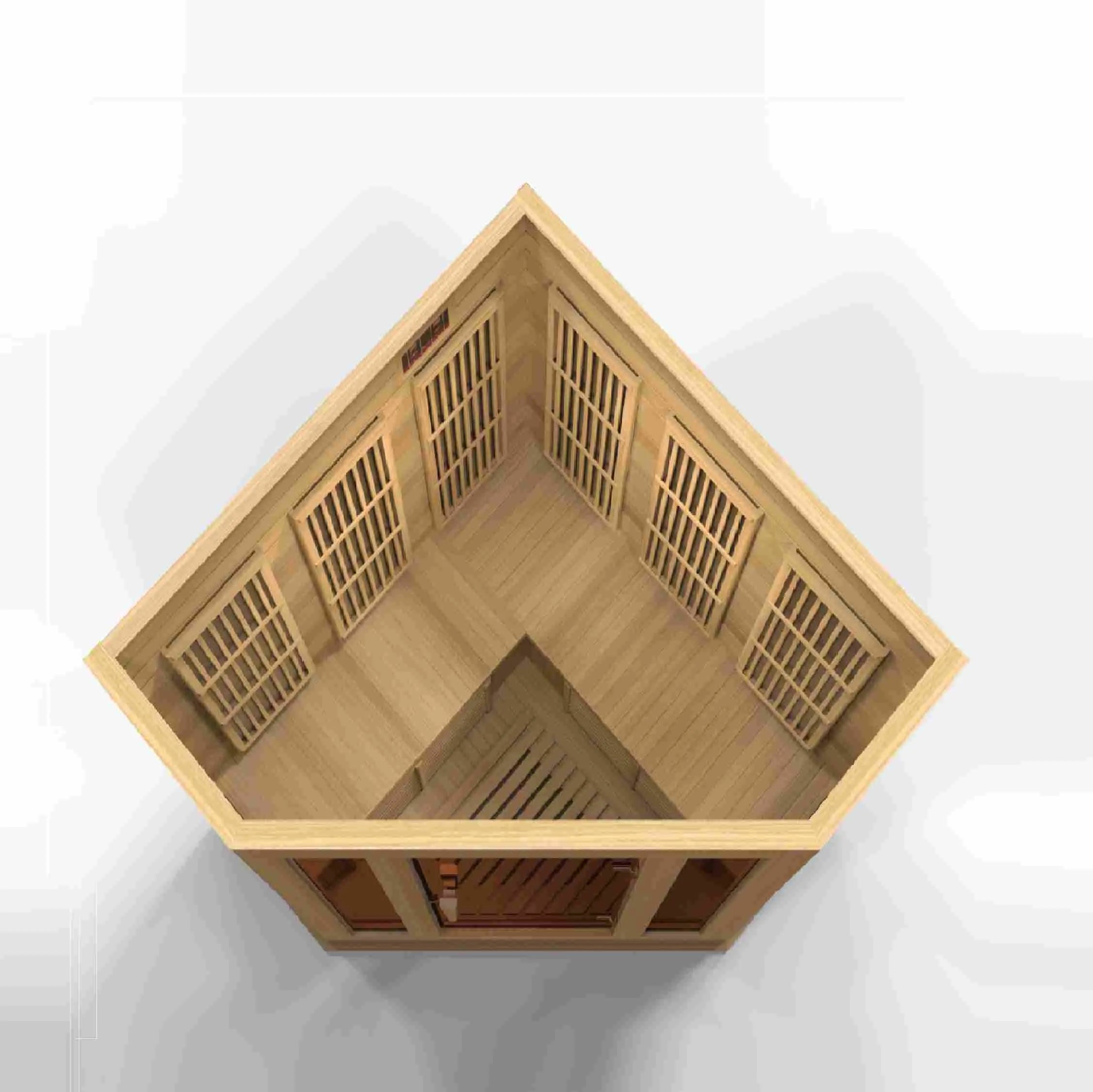 Maxxus 3-Person Corner Low EMF (Between 5-10 MG) FAR Infrared Sauna - view 11