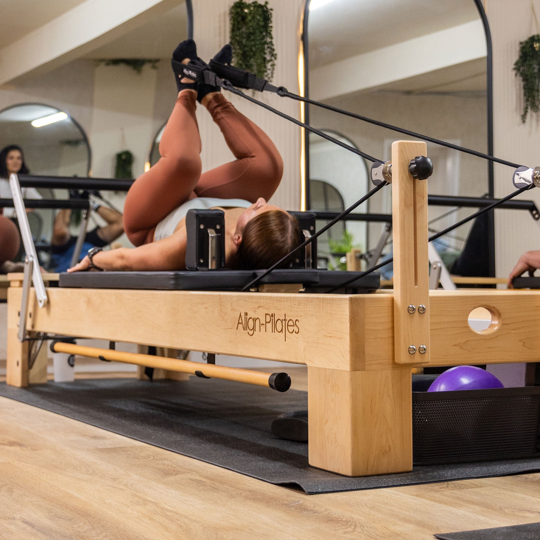 Align Pilates® M8-Pro Maple Wood Reformer Bundle