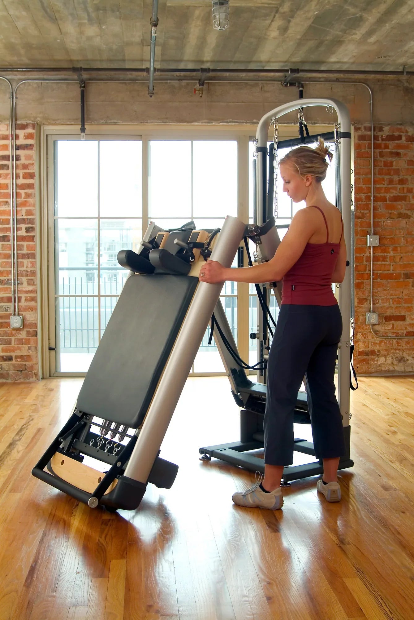 peak pilatessystem pps deluxe reformer bundle - view 4