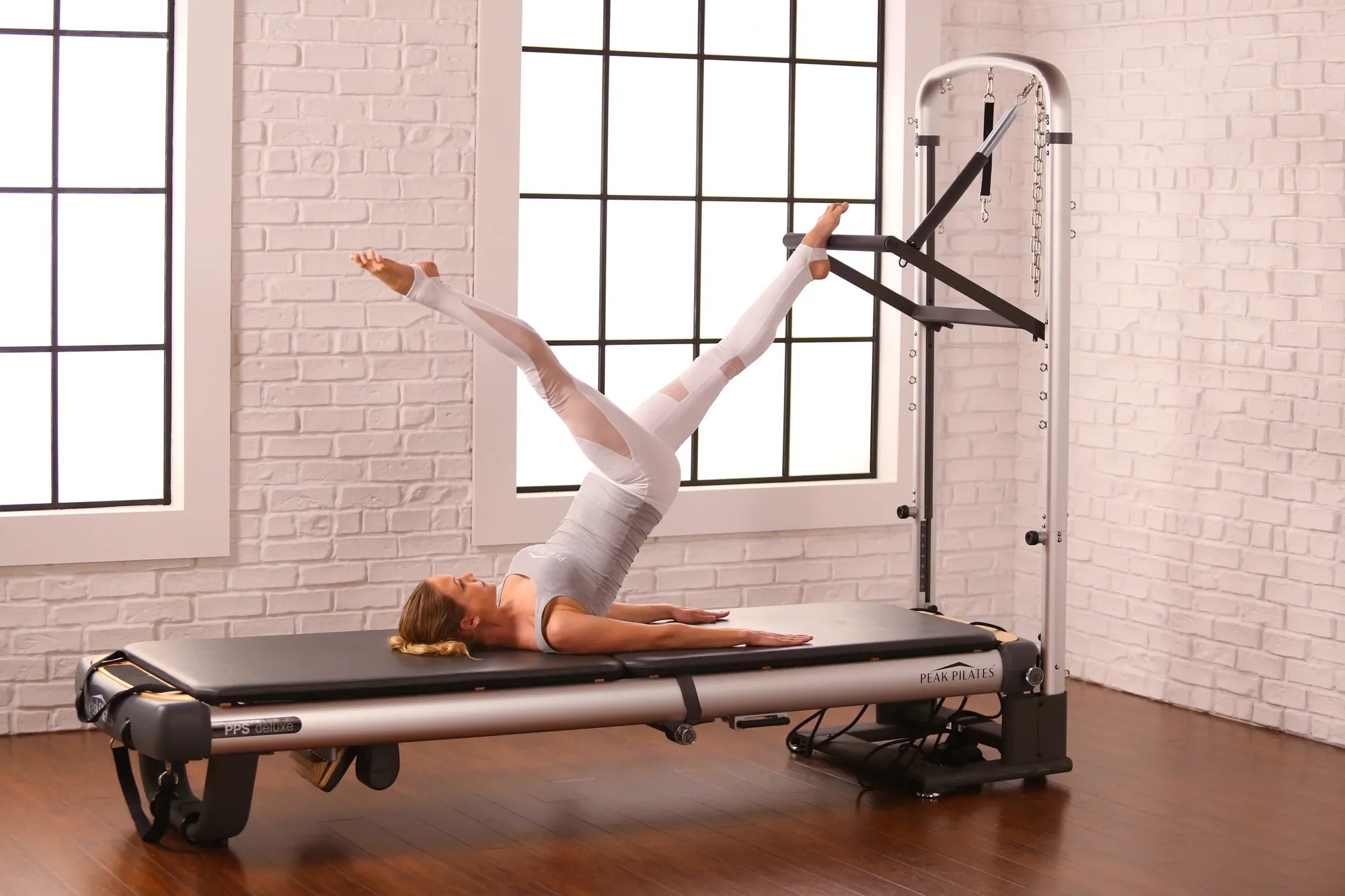 peak pilatessystem pps deluxe reformer bundle - view 5
