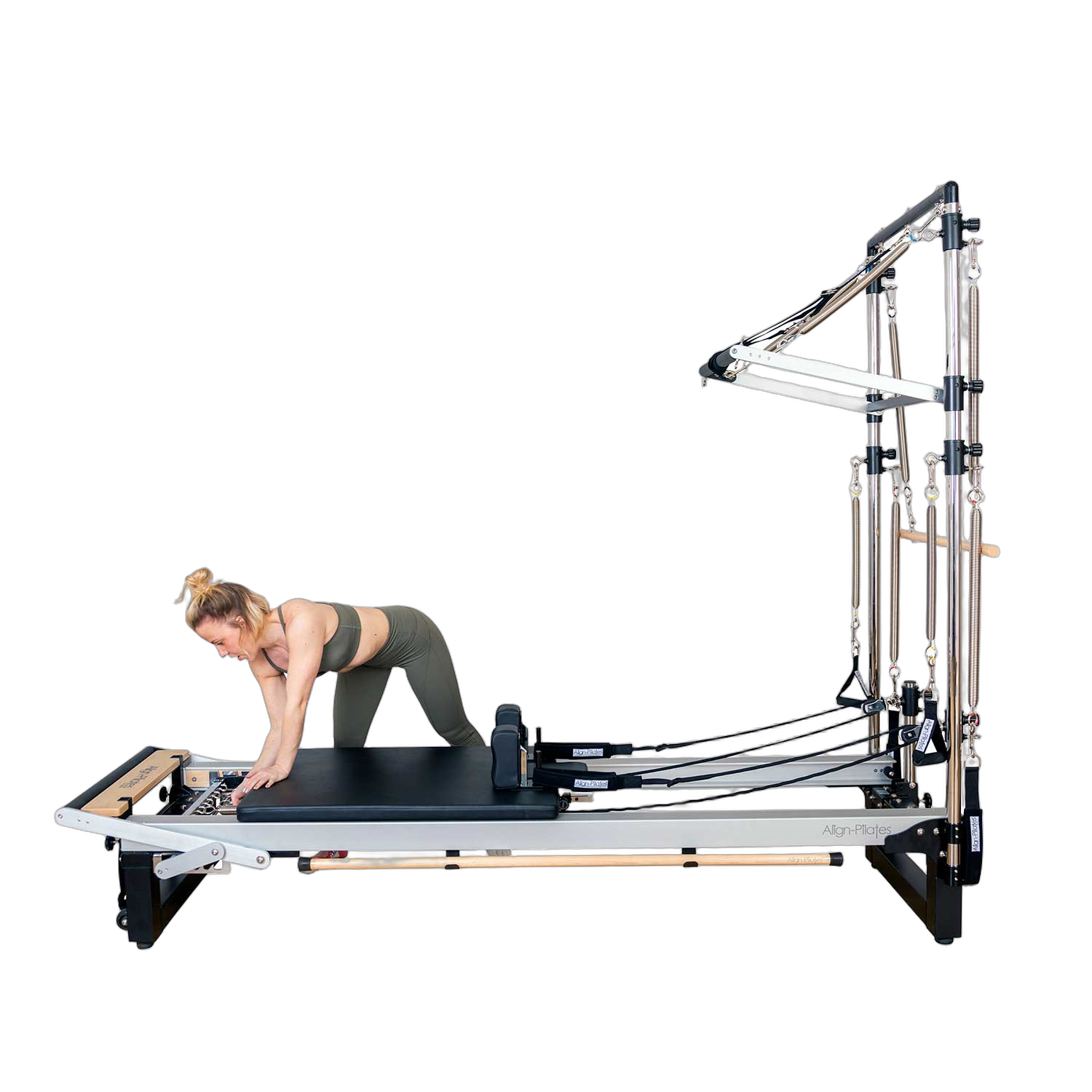 align pilates half cadillac frame designed for A M & C series