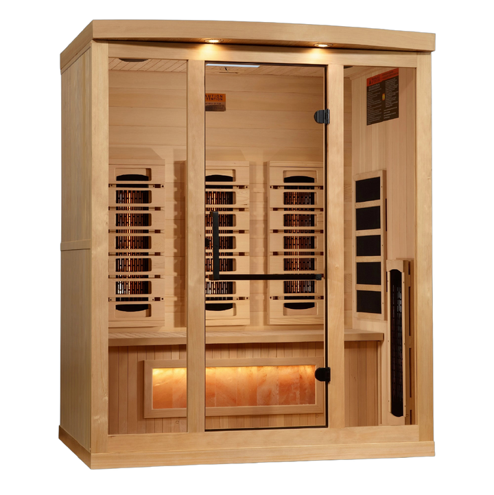 3 person full spectrum infrared sauna