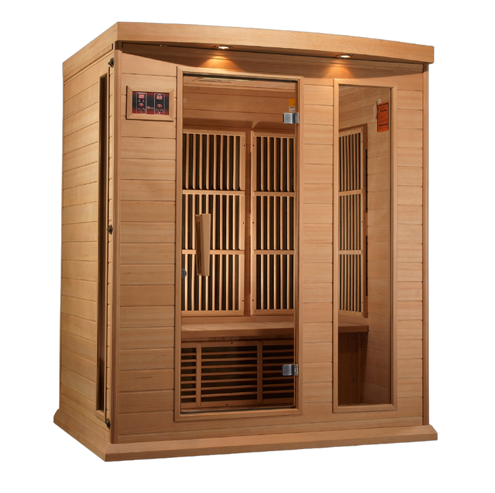 Maxxus 3-Person Low EMF (Between 5-10 MG) FAR Infrared Sauna