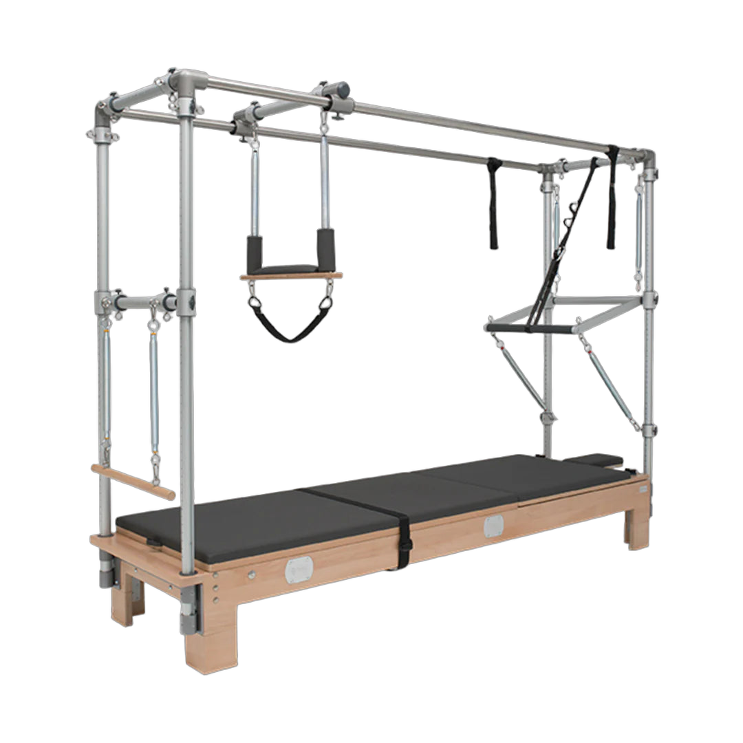Basi Systems Reformer Combo full view with tower and Cadillac setup